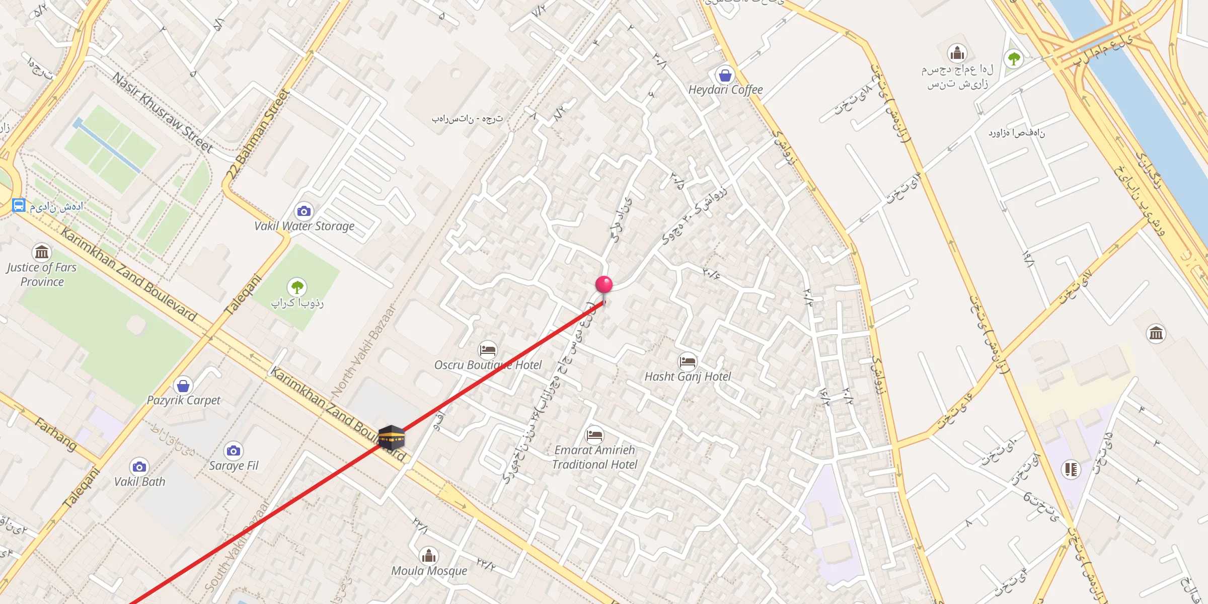 Carte de localisation : امامزاده سید ذوالفقار