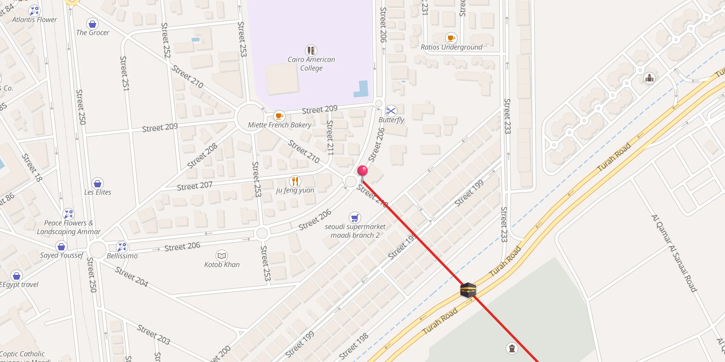 Carte de localisation : Awlady Mosque