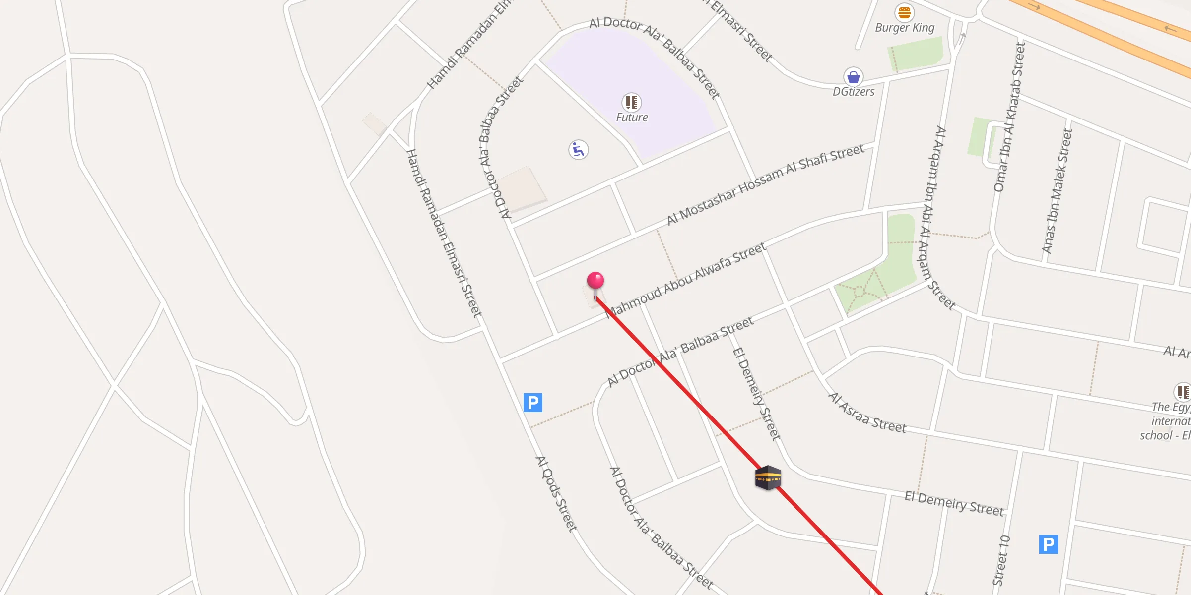 Carte de localisation : Masjed Abo elwafa