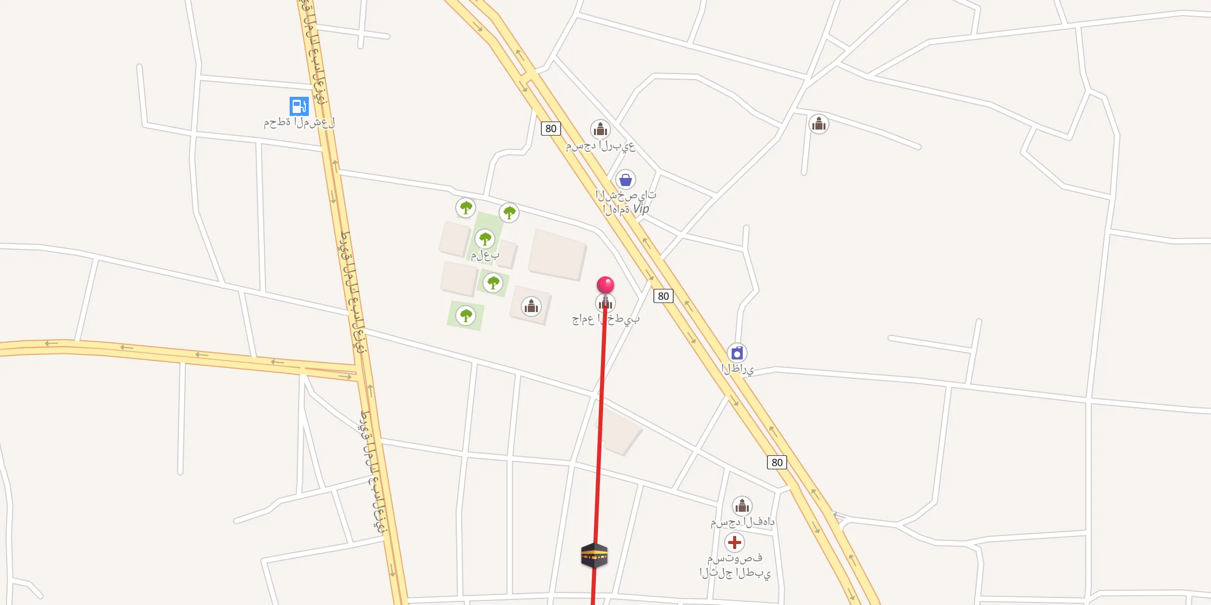 Carte de localisation : جامع الخطيب