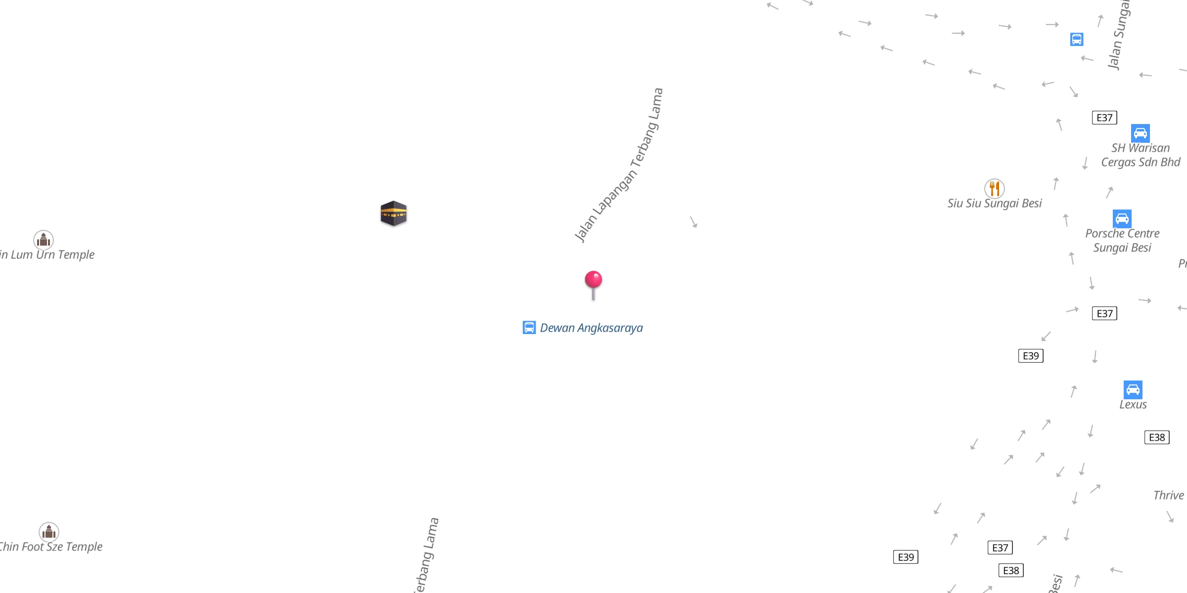Carte de localisation : Az-Zubair Mosque KL Air Base