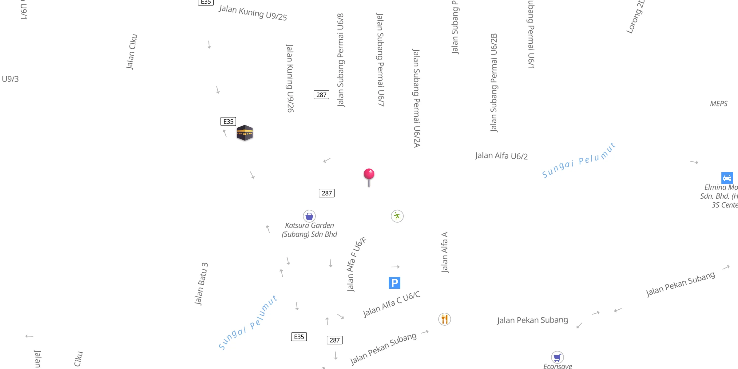 Carte de localisation : Masjid At-Taqwa Desa Subang Permai