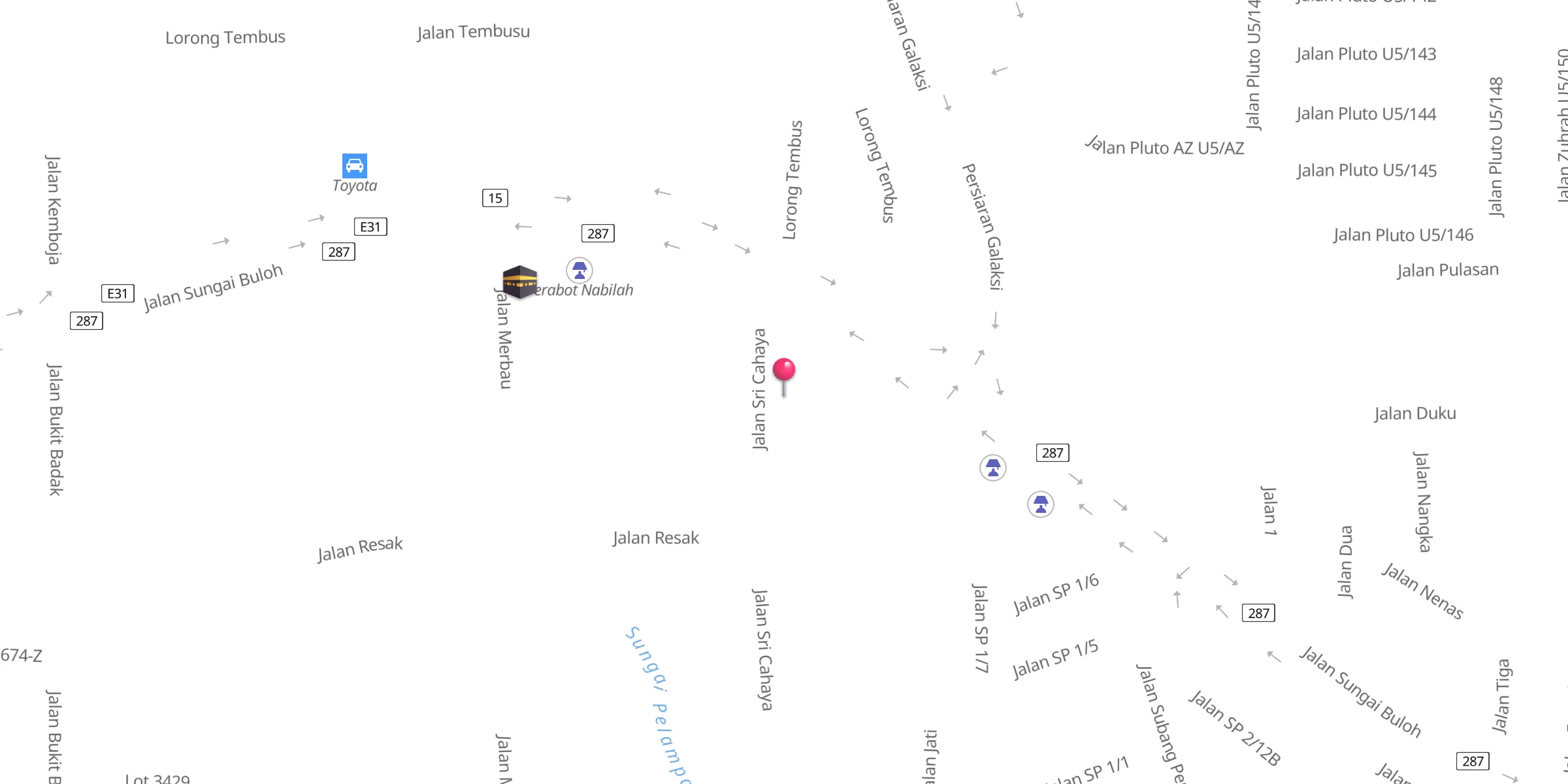 Carte de localisation : Surau