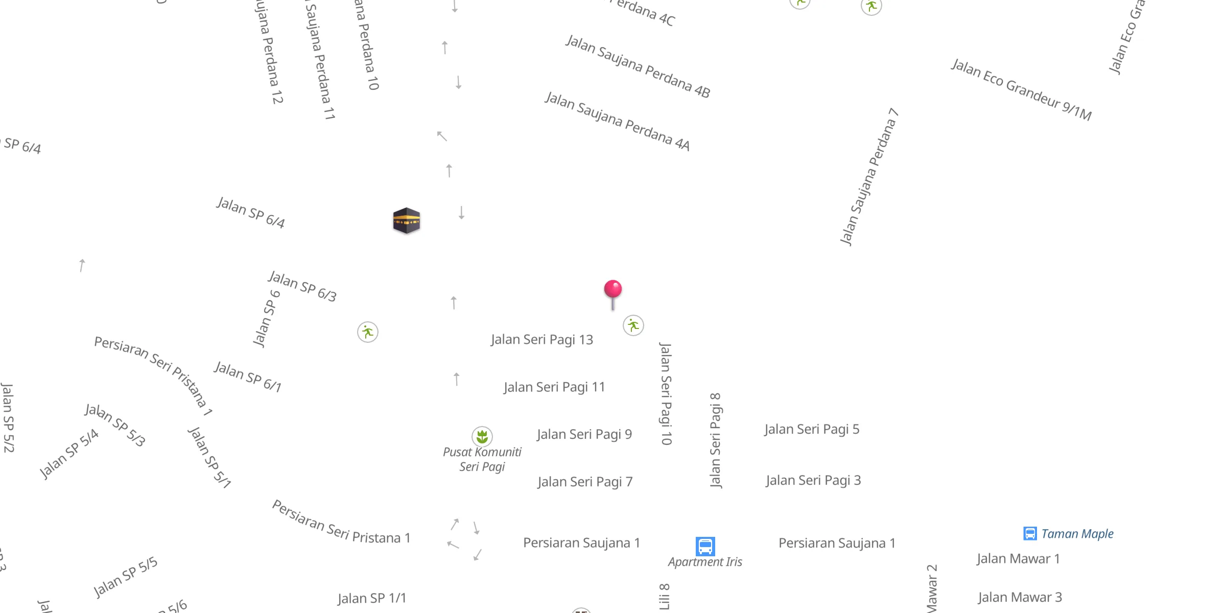 Carte de localisation : Masjid An-Nur