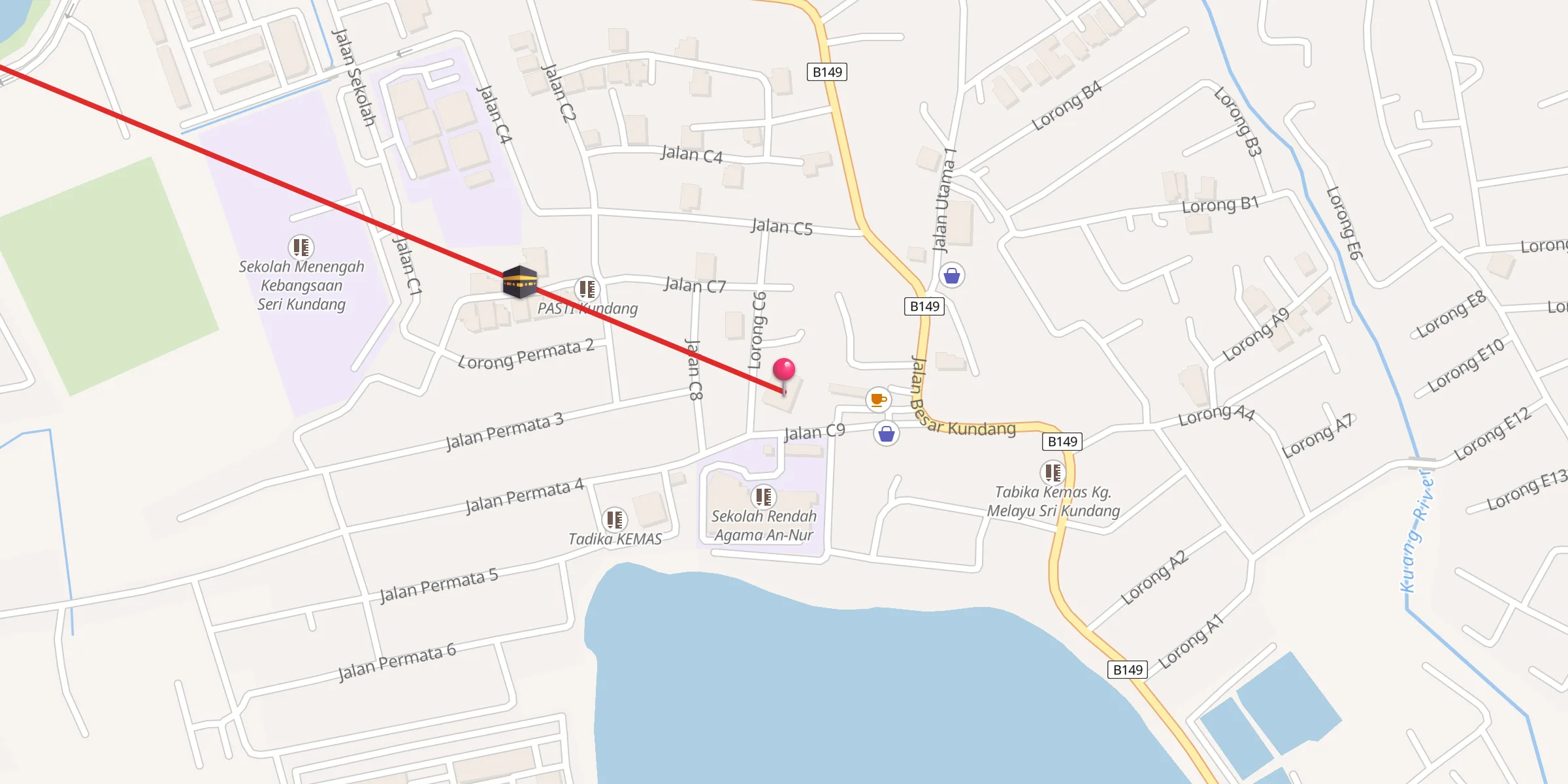 Carte de localisation : Masjid Nurul Hidayah