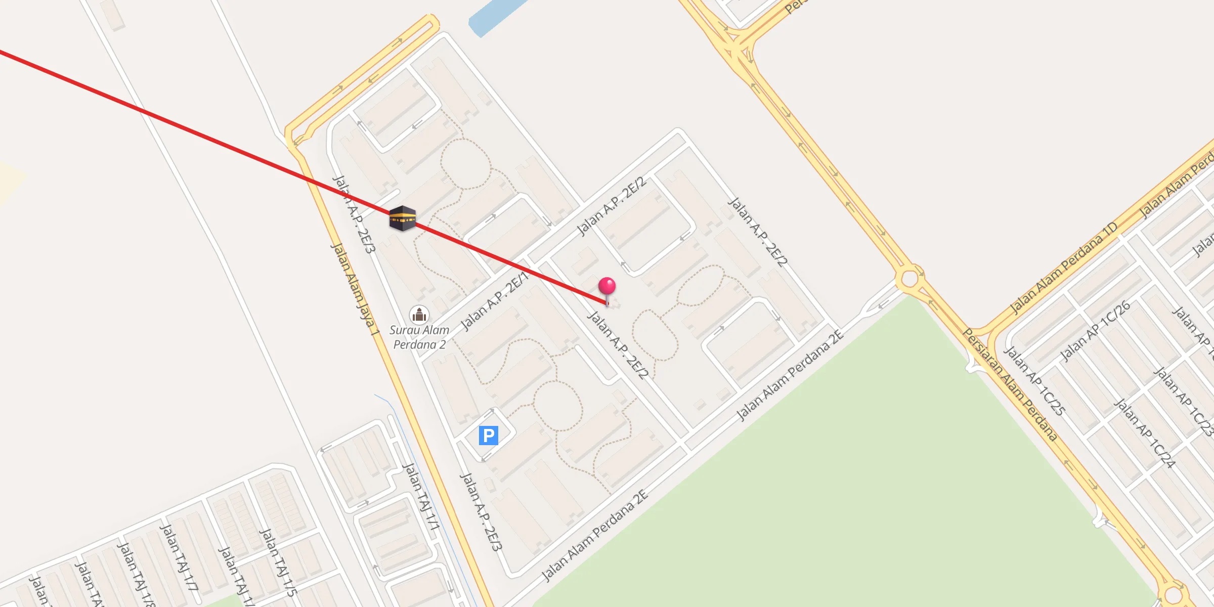 Carte de localisation : Surau Alam Perdana 1