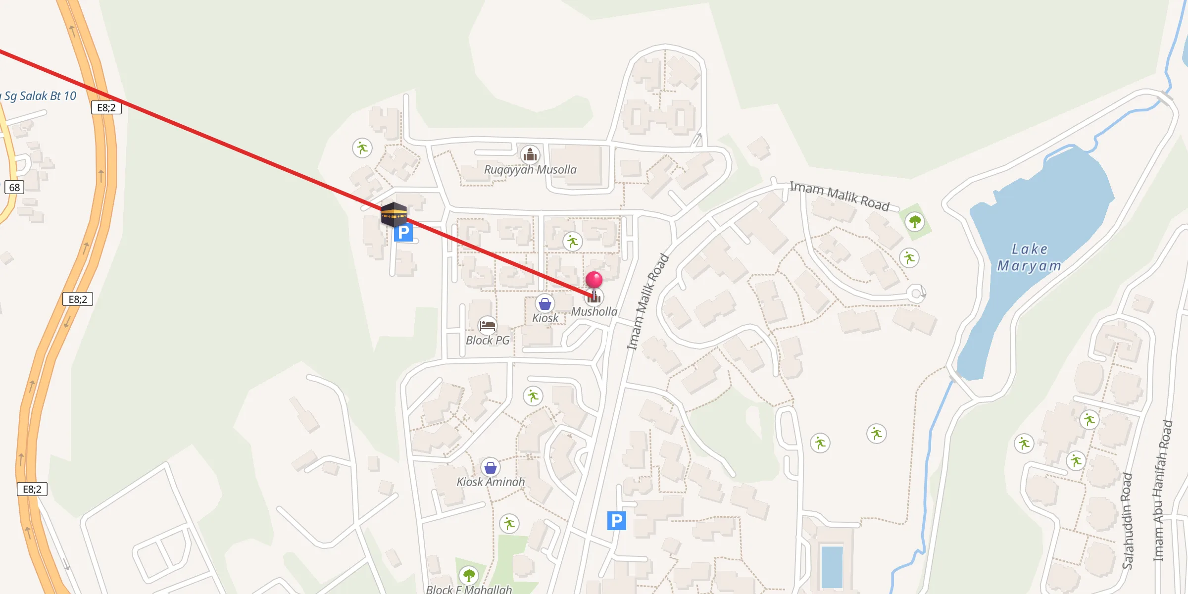 Carte de localisation : Musholla