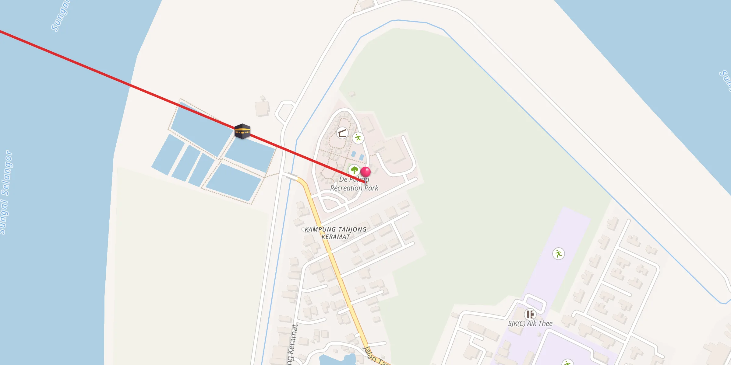Carte de localisation : Surau
