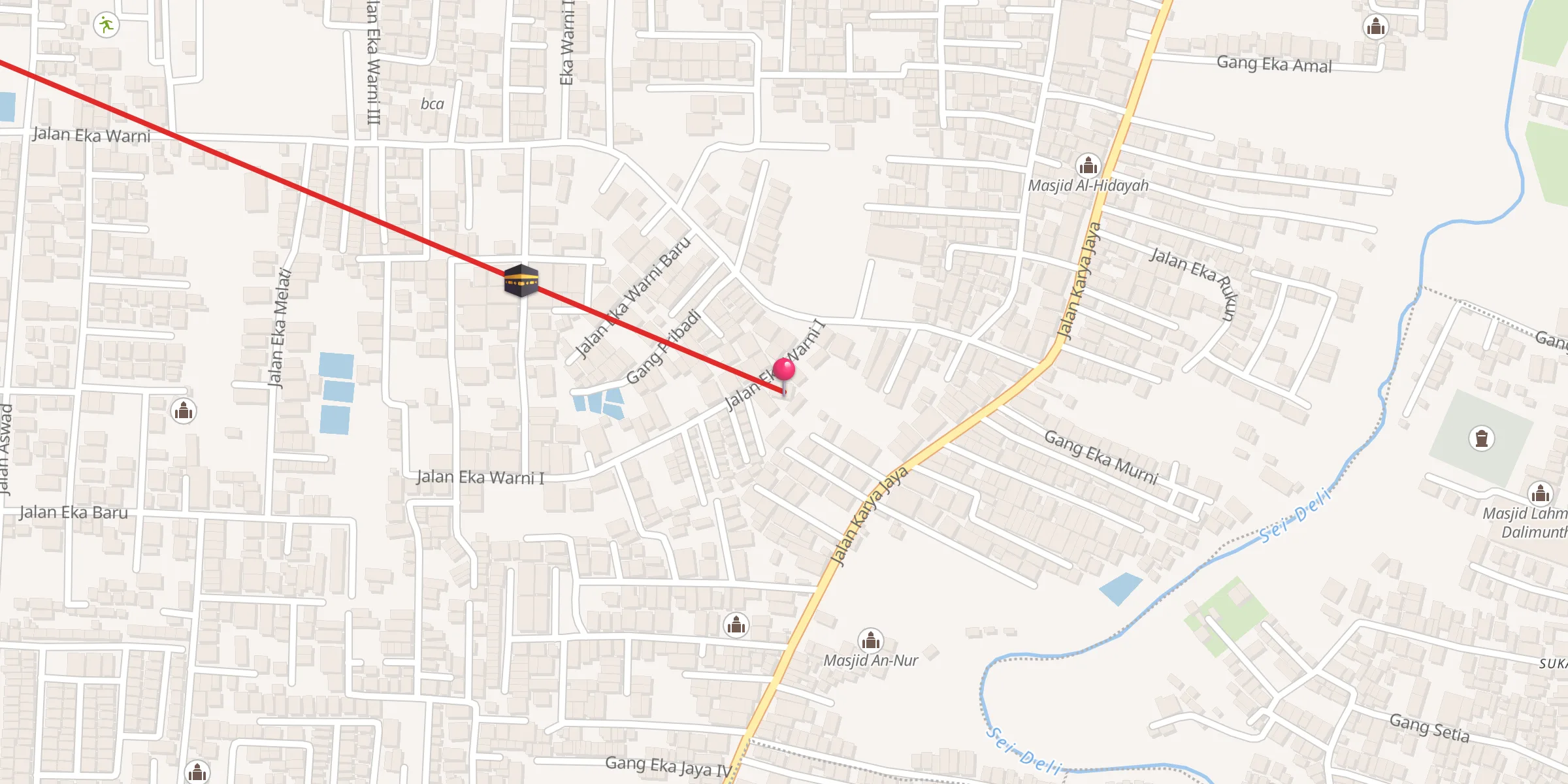 Carte de localisation : Masjid Ainul Iman