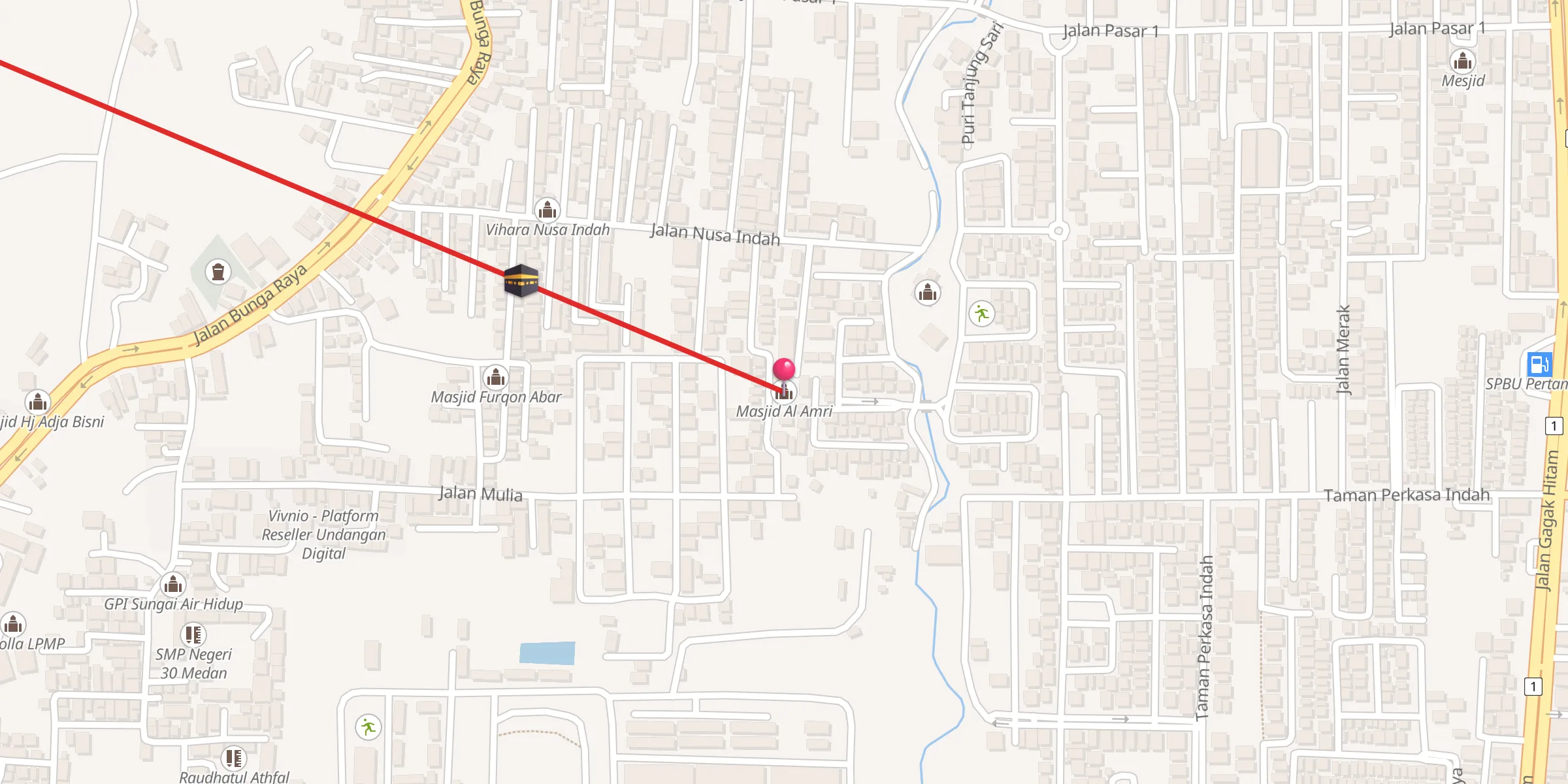 Carte de localisation : Masjid Al Amri