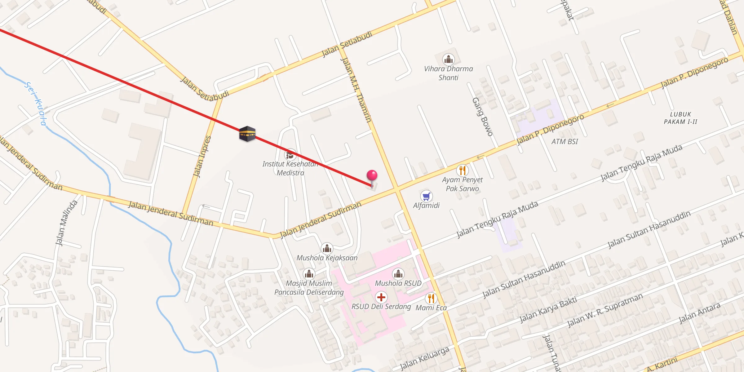 Carte de localisation : Masjid Amal Islamiyah