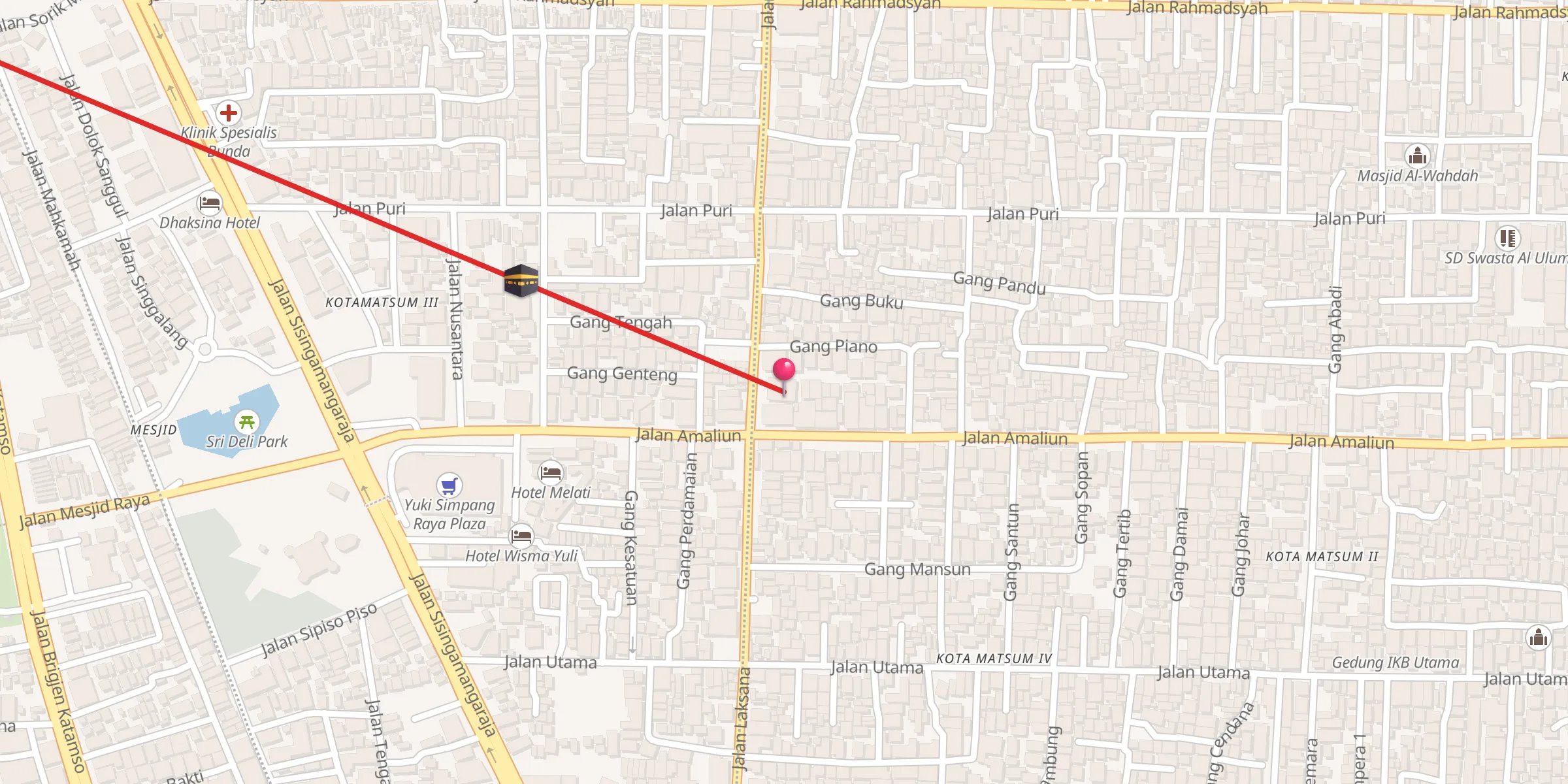 Carte de localisation : Masjid Al Manar