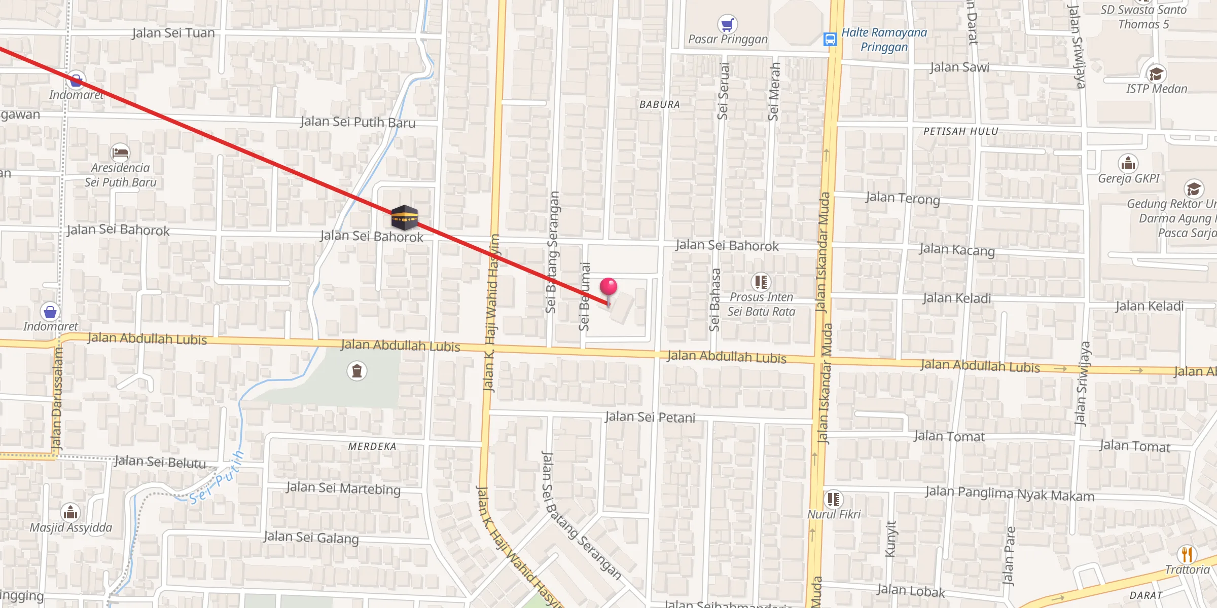 Carte de localisation : Masjid Al Jihad