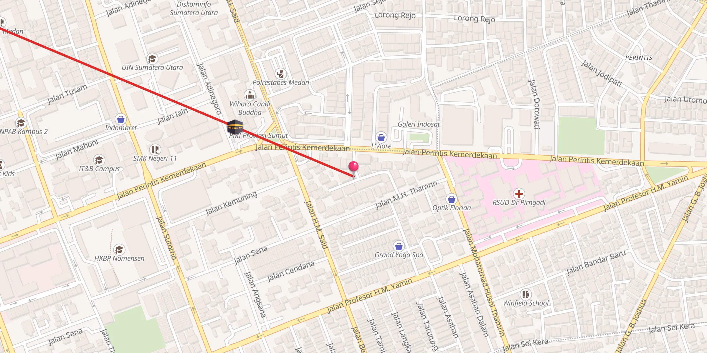Carte de localisation : Masjid Al Ikhsan