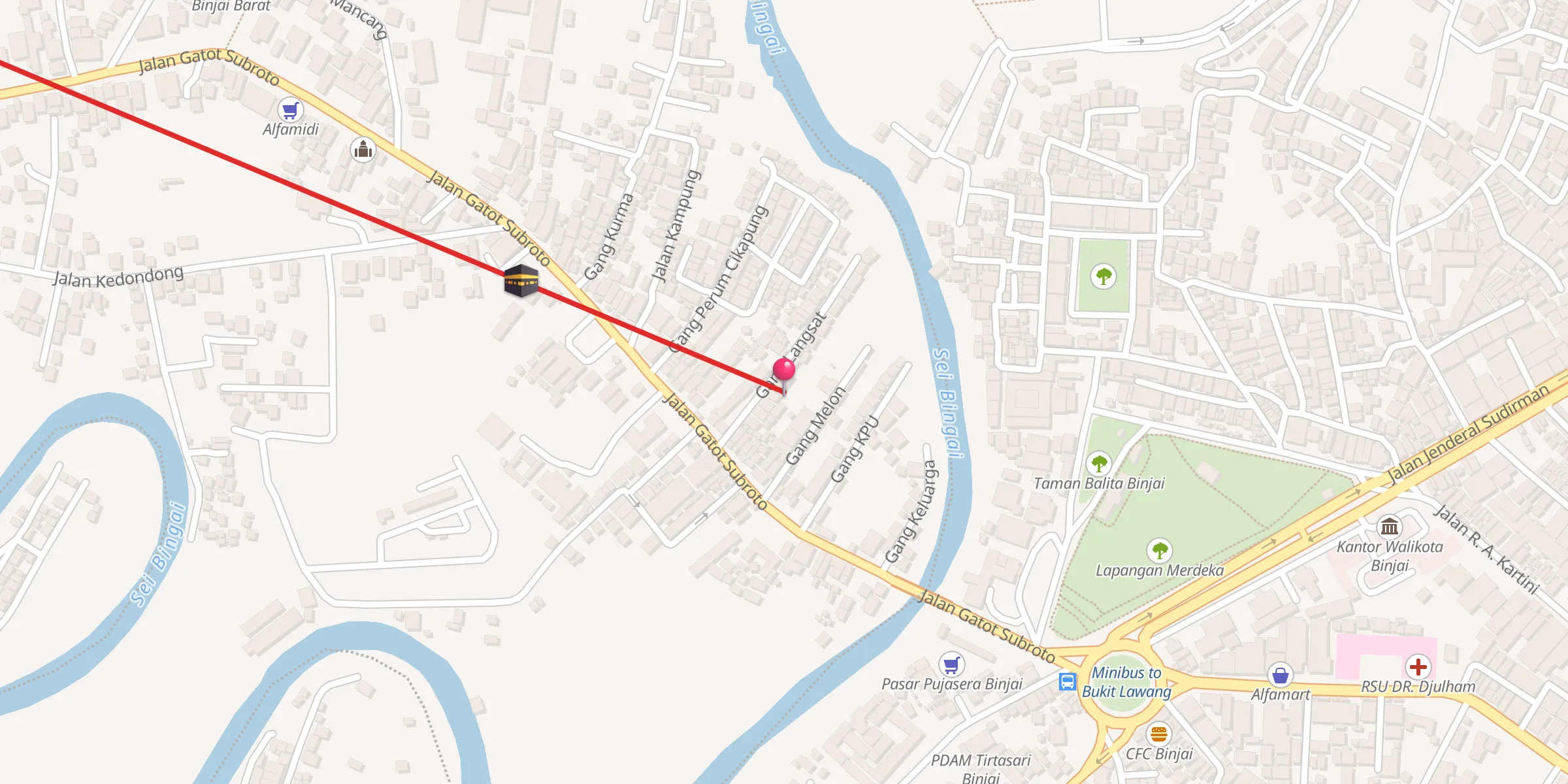 Carte de localisation : Musolah Al Wahab