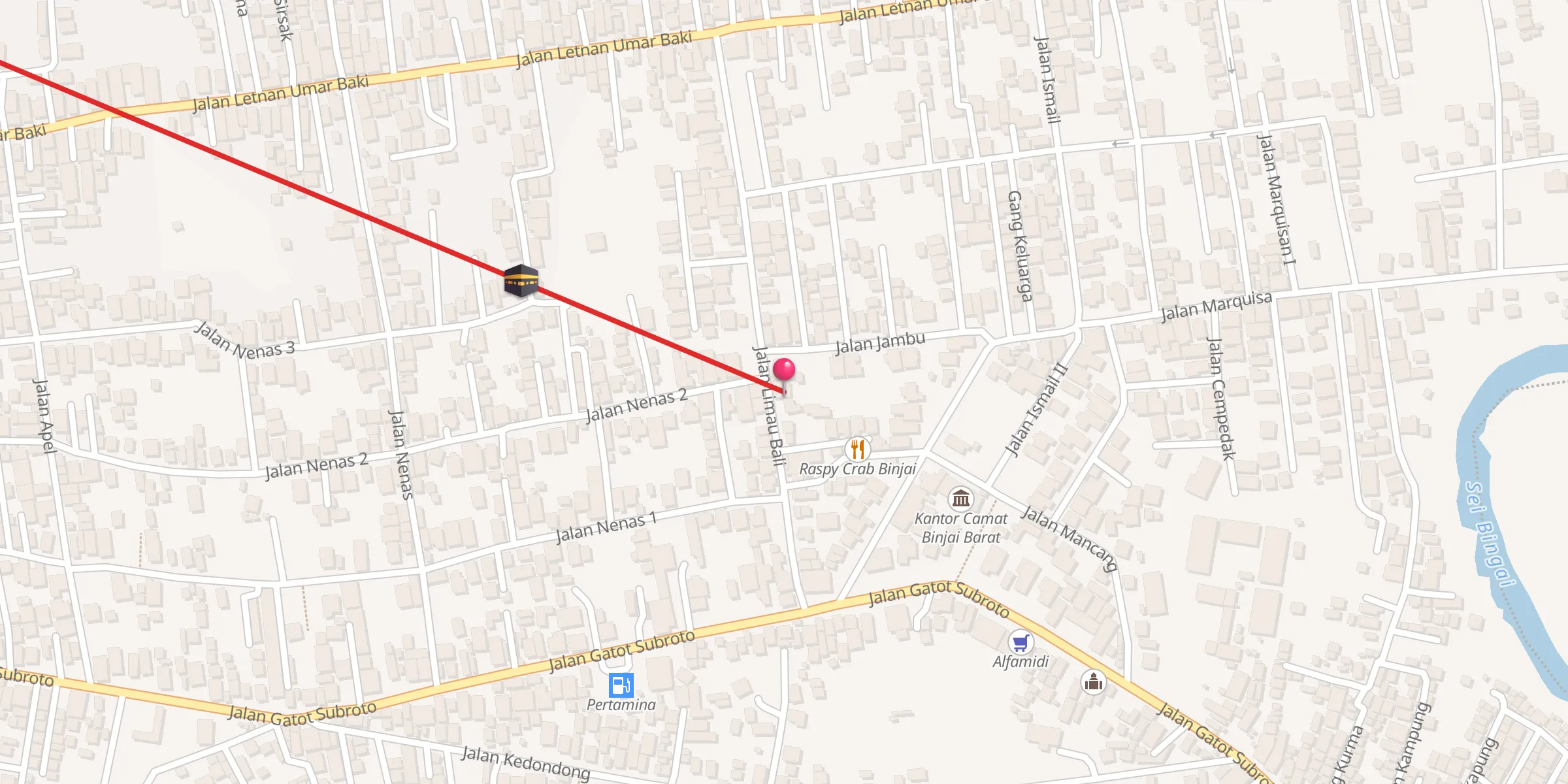 Carte de localisation : Masjid Al-Musyawarah