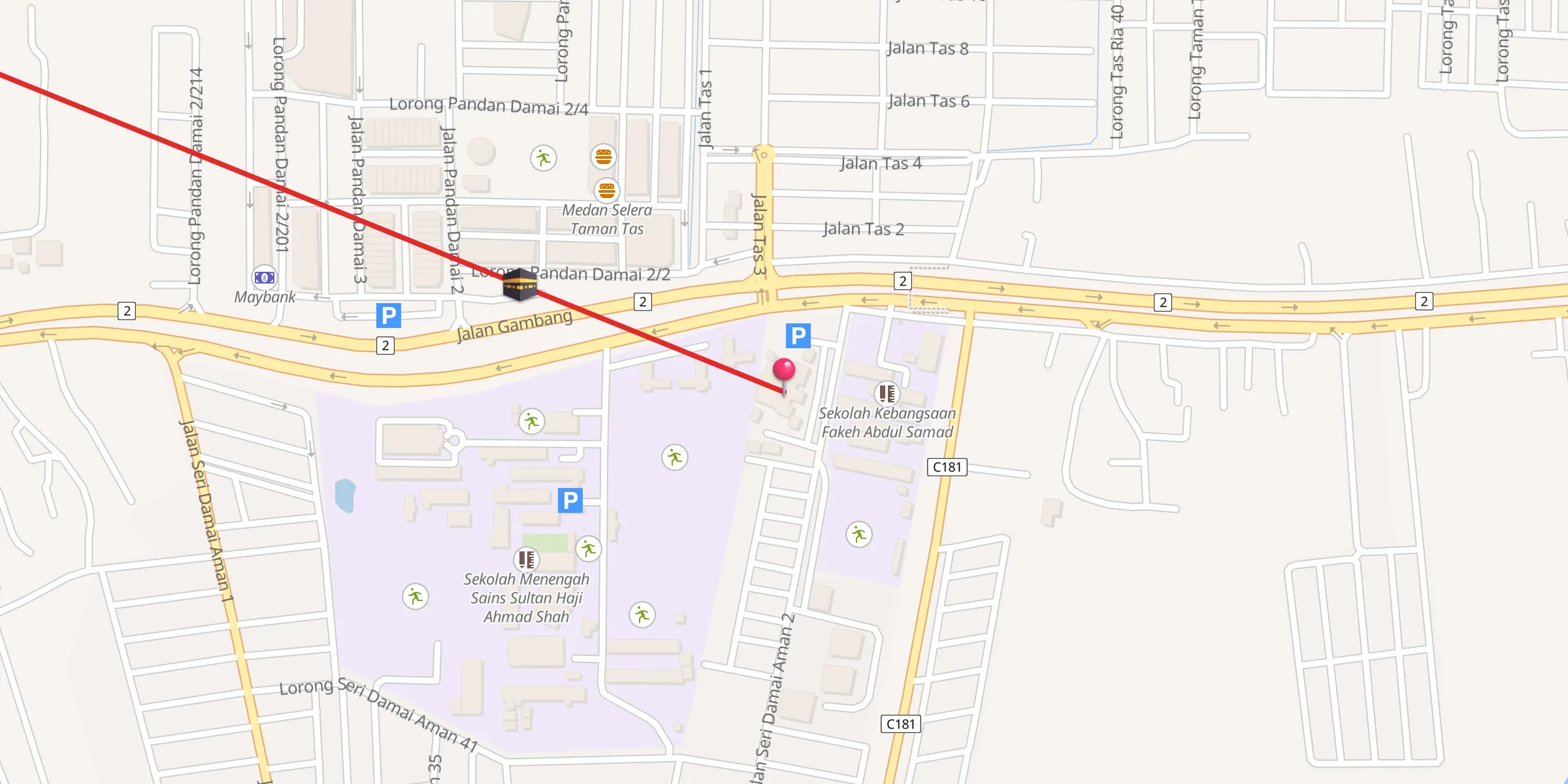 Carte de localisation : Masjid Jamek Batu 8