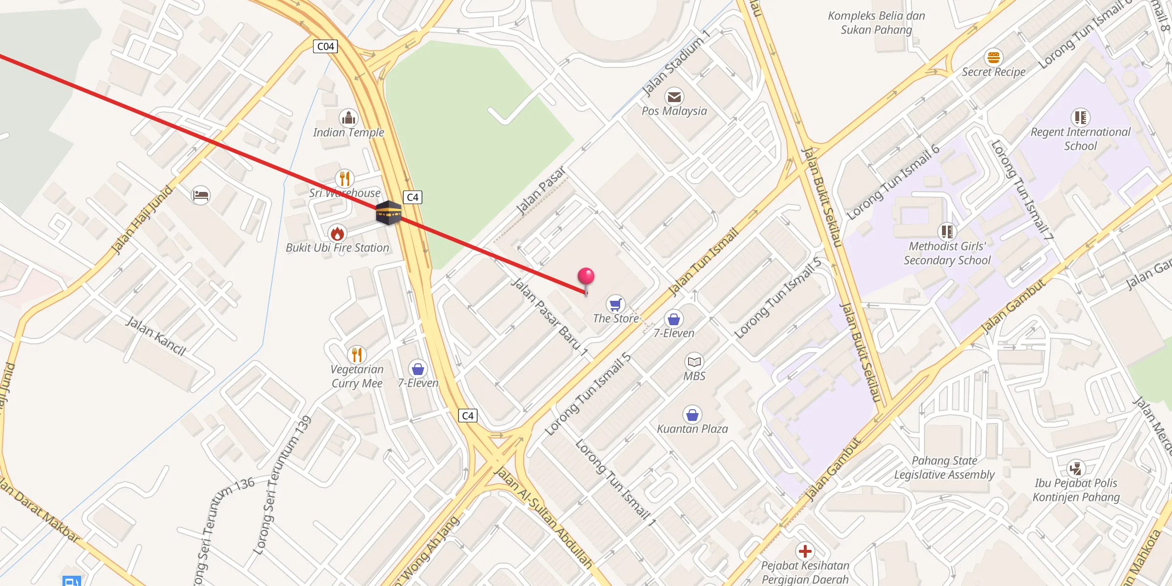 Carte de localisation : Surau