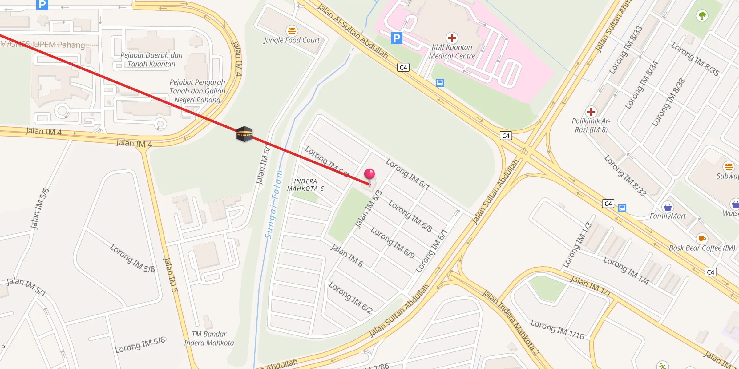 Carte de localisation : Surau Al-Kauthar