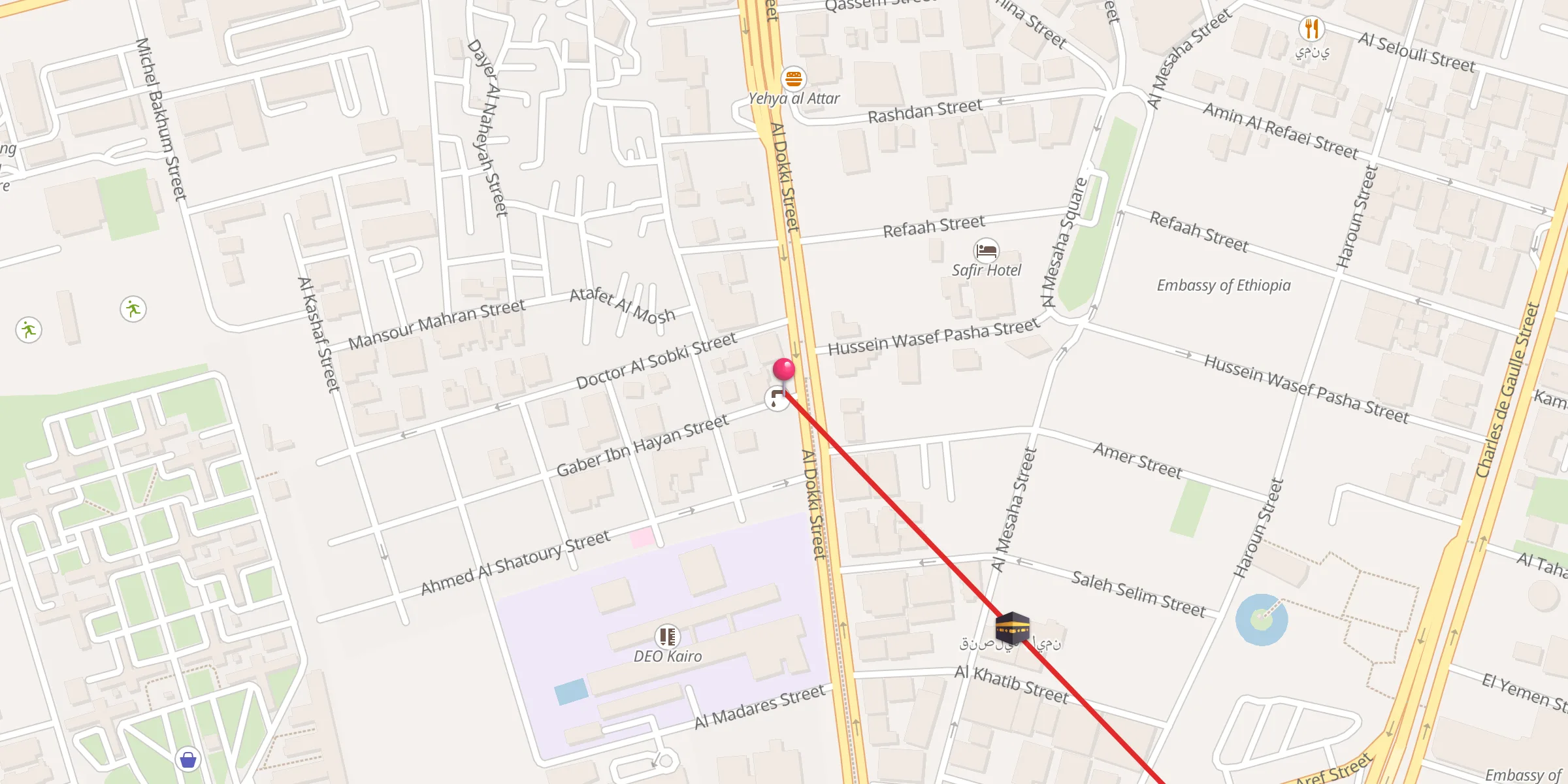 Carte de localisation : Al Semary Mosque