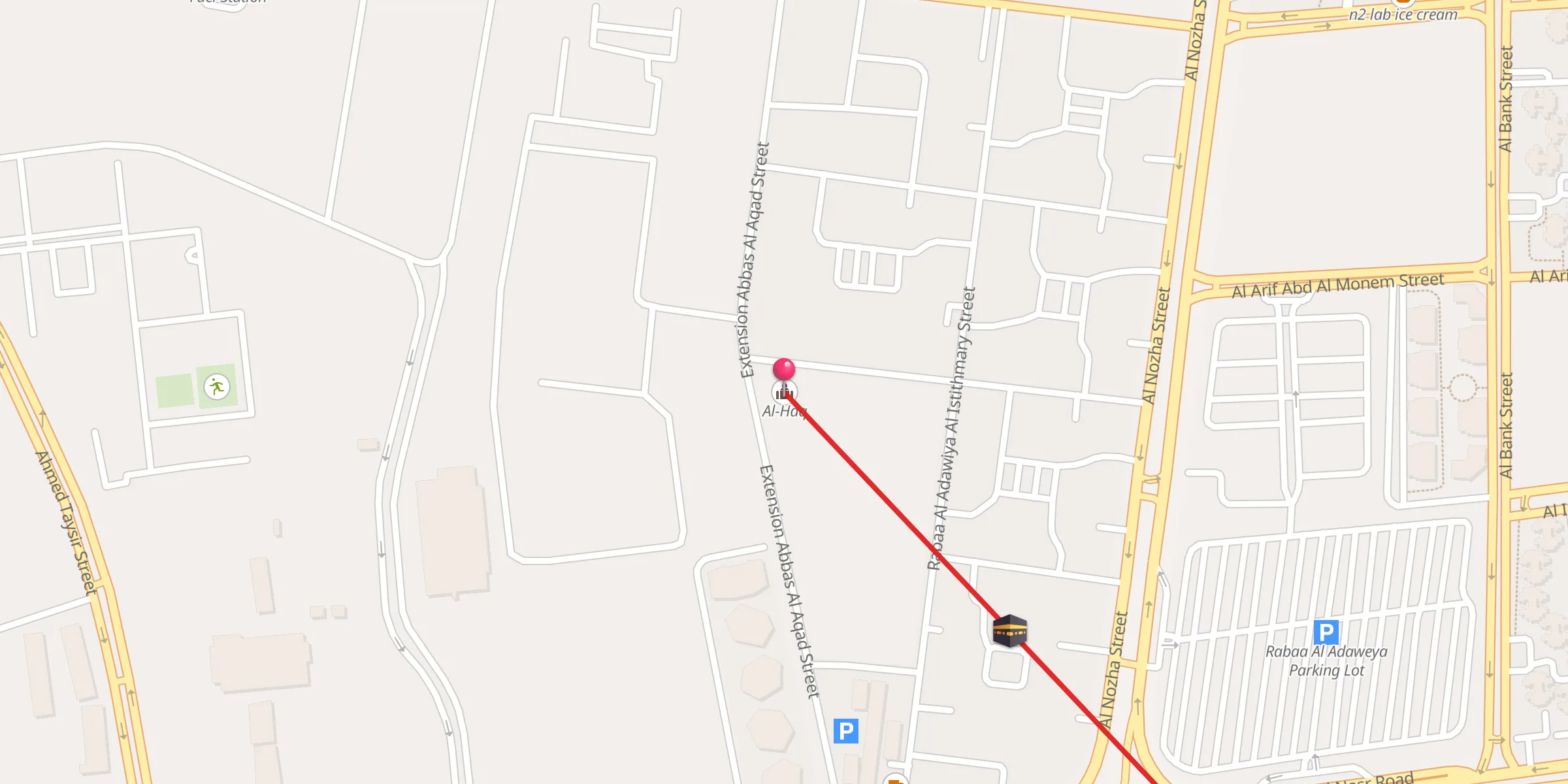 Carte de localisation : Al-Haq