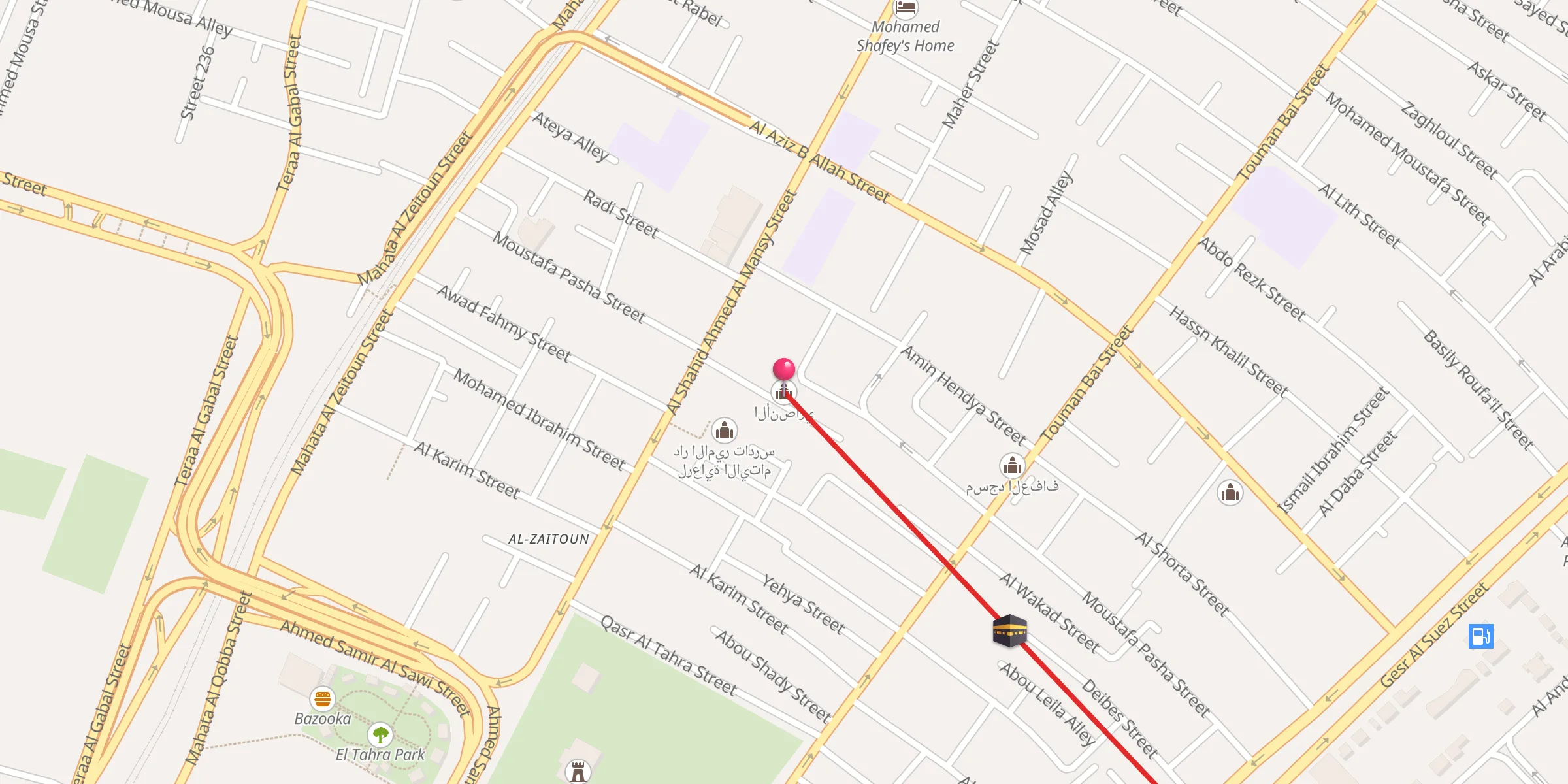 Carte de localisation : الأنصاري