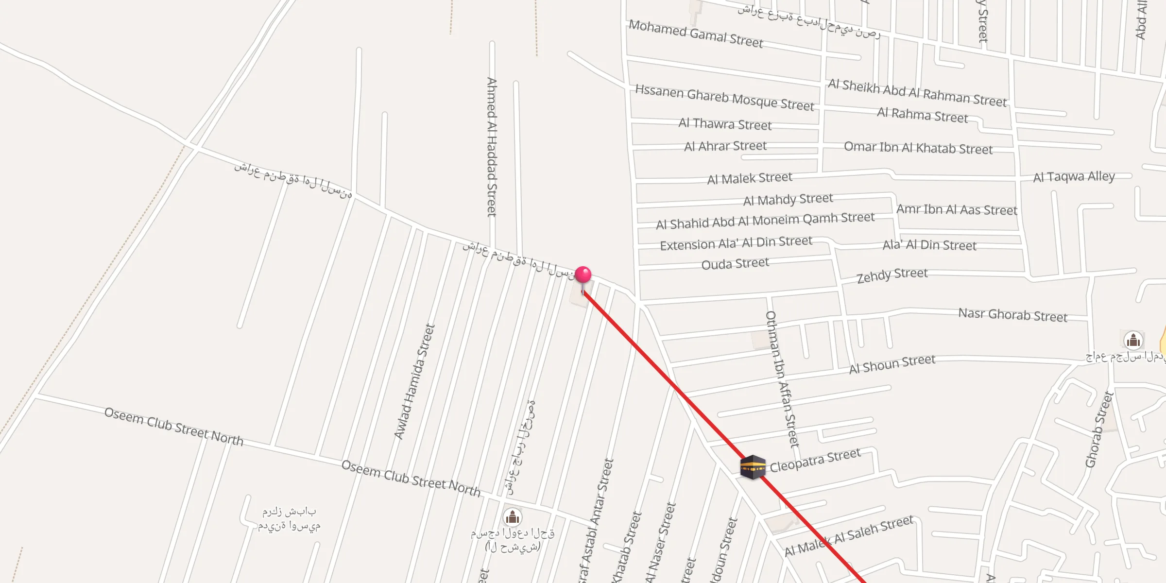Carte de localisation : مسجد أهل السنه