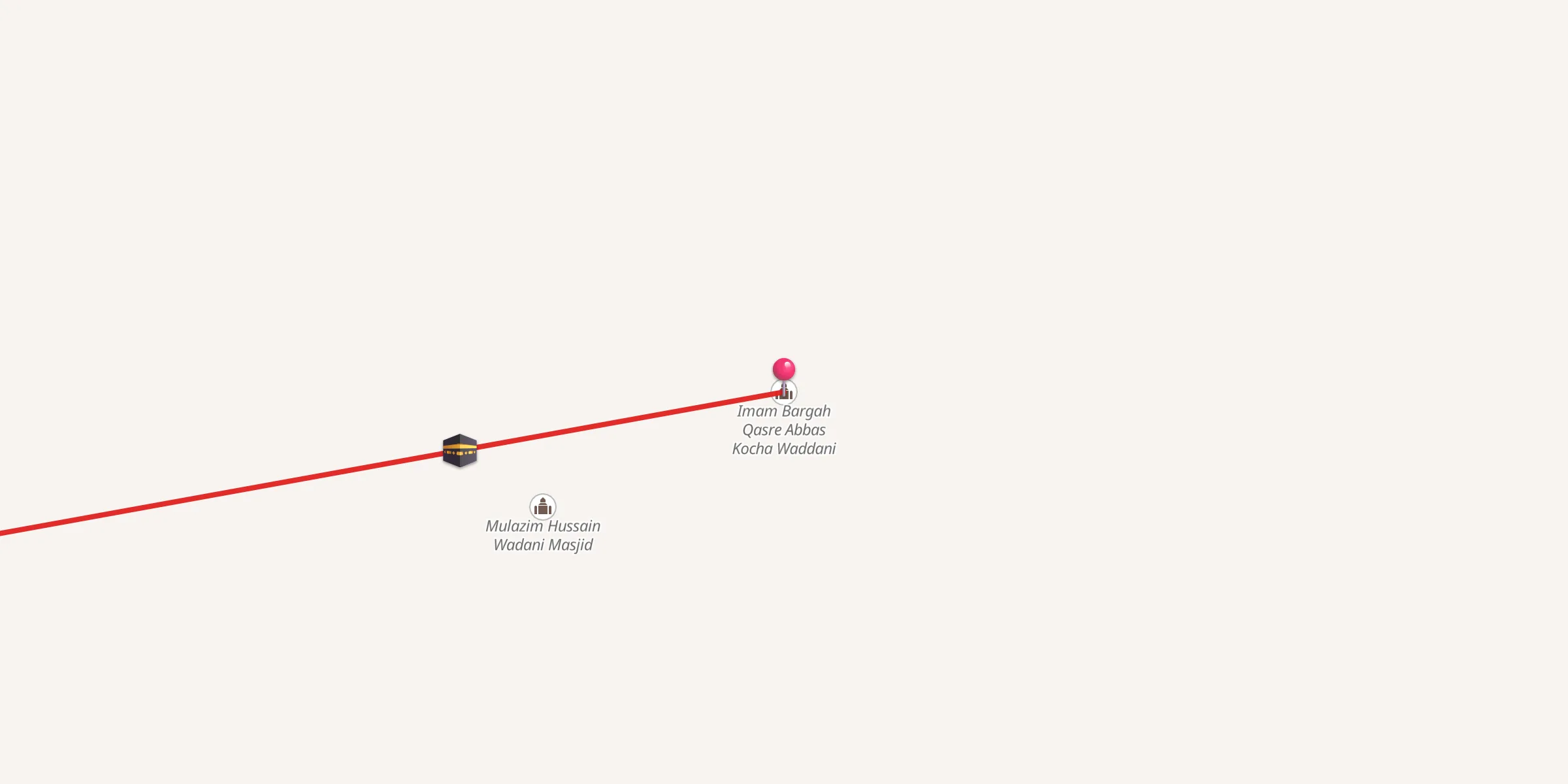 Carte de localisation : Imam Bargah Qasre Abbas Kocha Waddani
