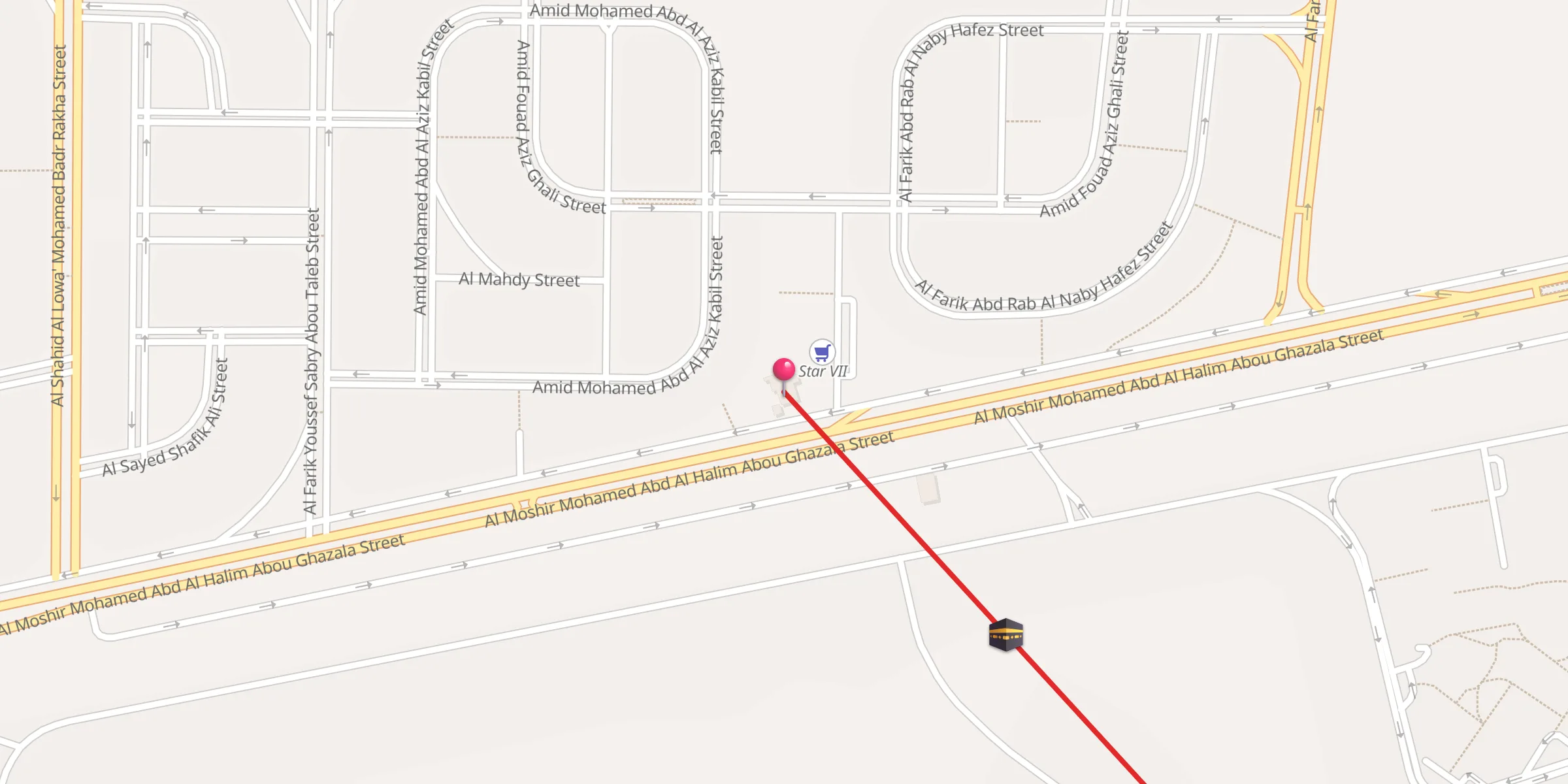 Carte de localisation : Al Rahman Mosque