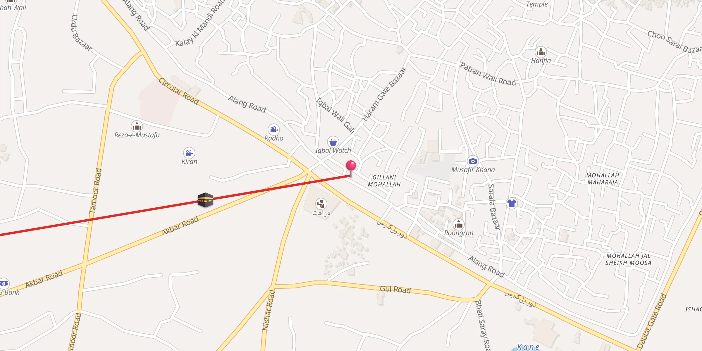 Carte de localisation : Inayat Wilayat