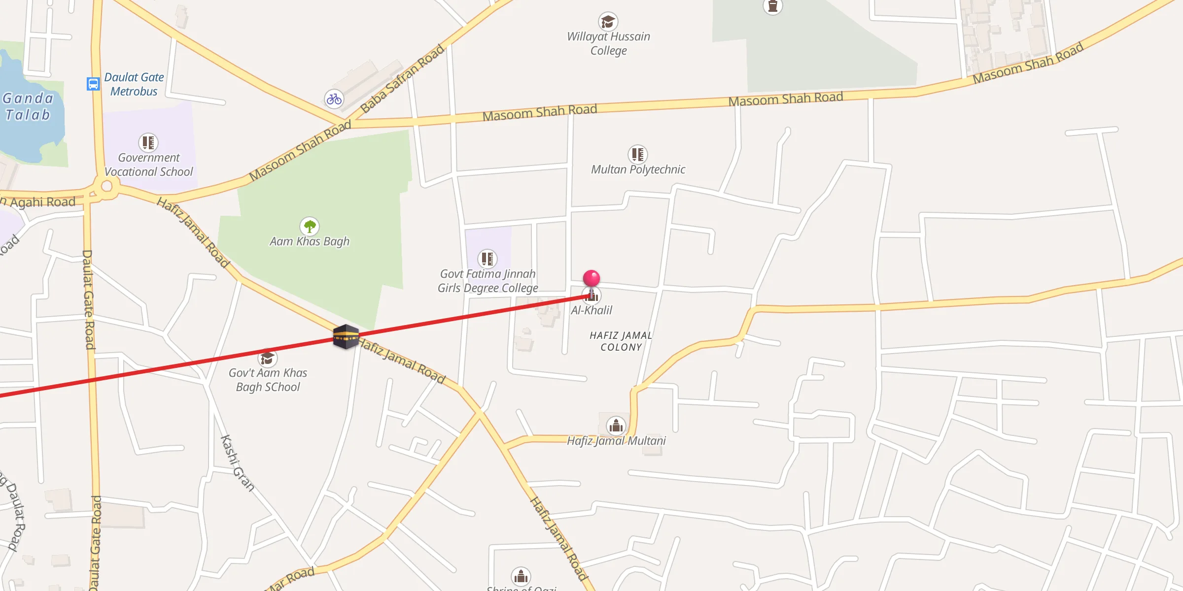 Carte de localisation : Al-Khalil