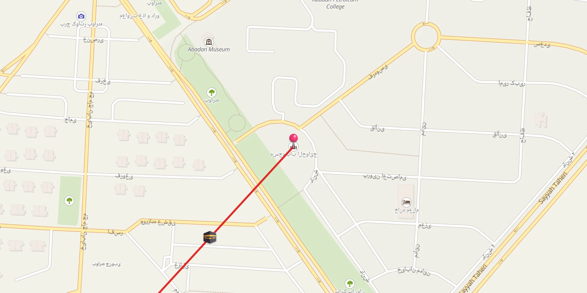 Carte de localisation : مسجد باب الحوائج