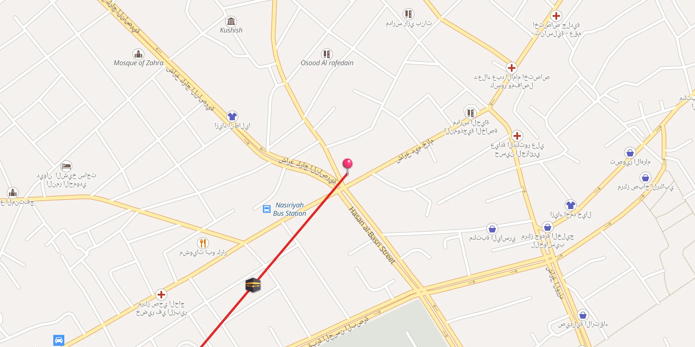 Carte de localisation : مسجد ديم خزام