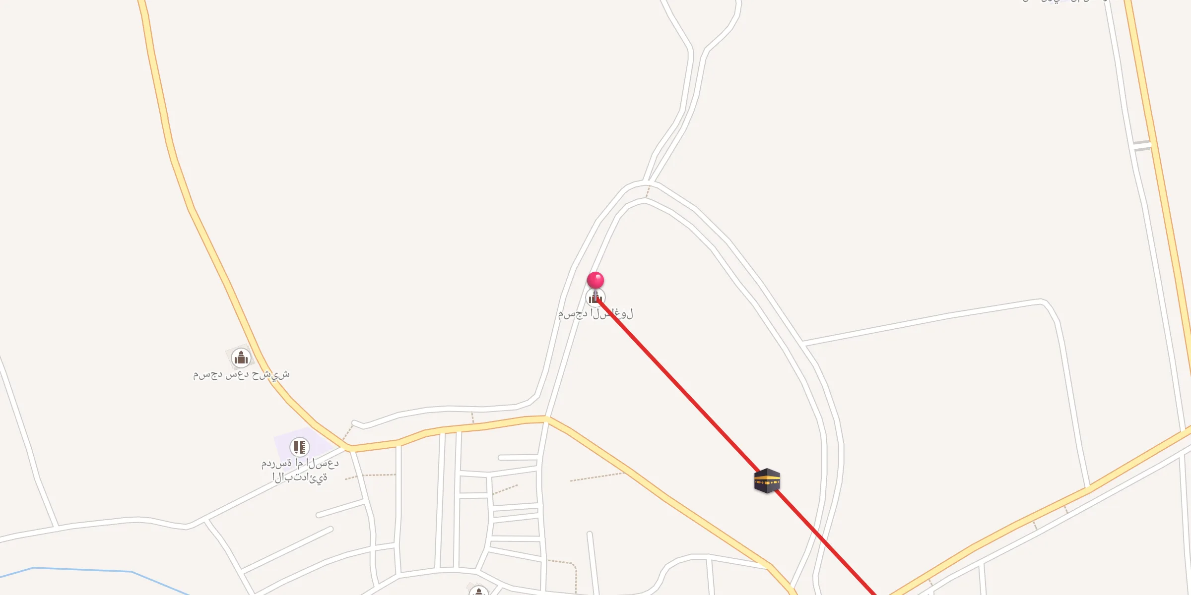 Carte de localisation : مسجد الشاغول