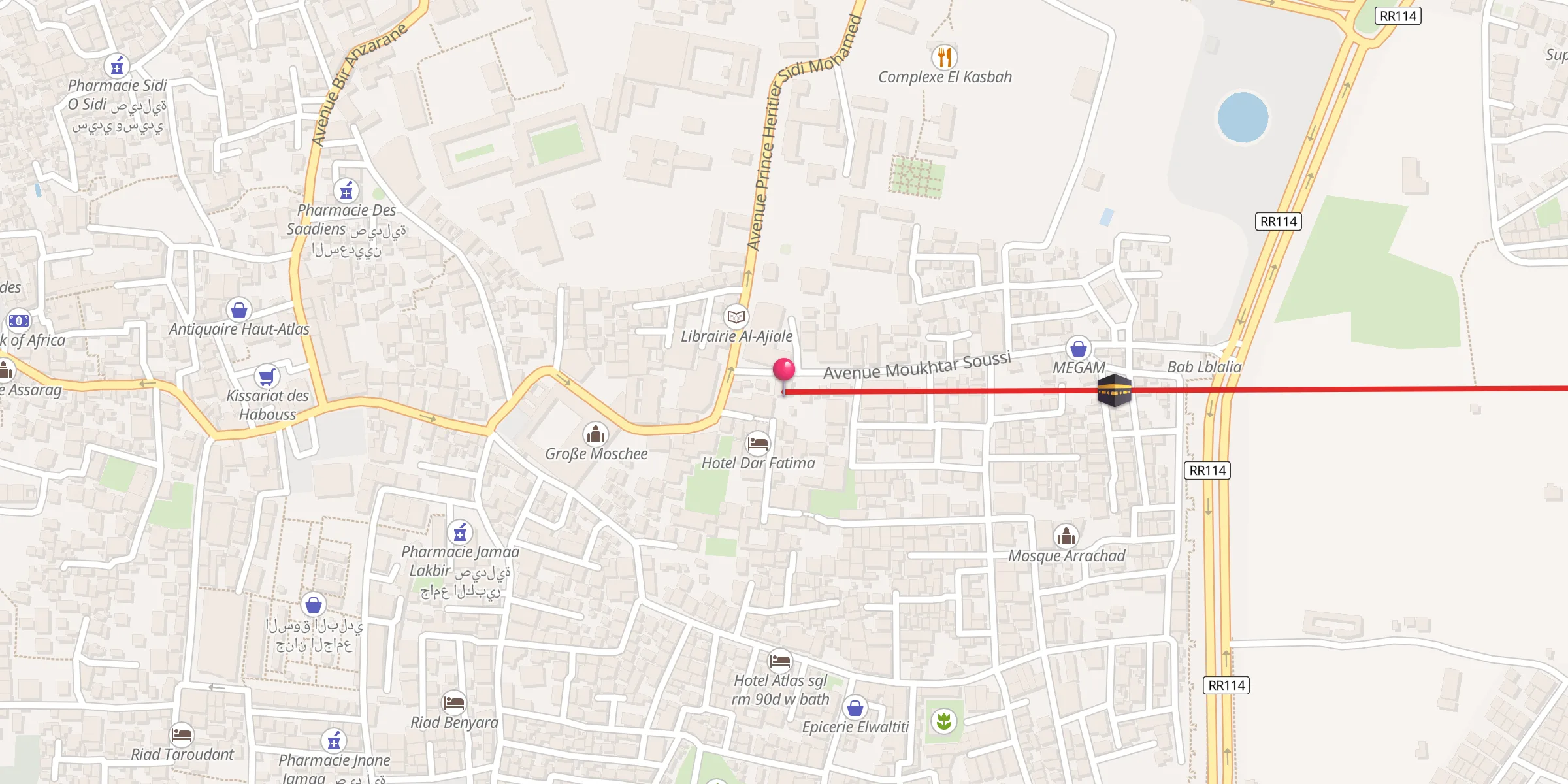 Carte de localisation : Mosquée Tasoukt Ighezifen