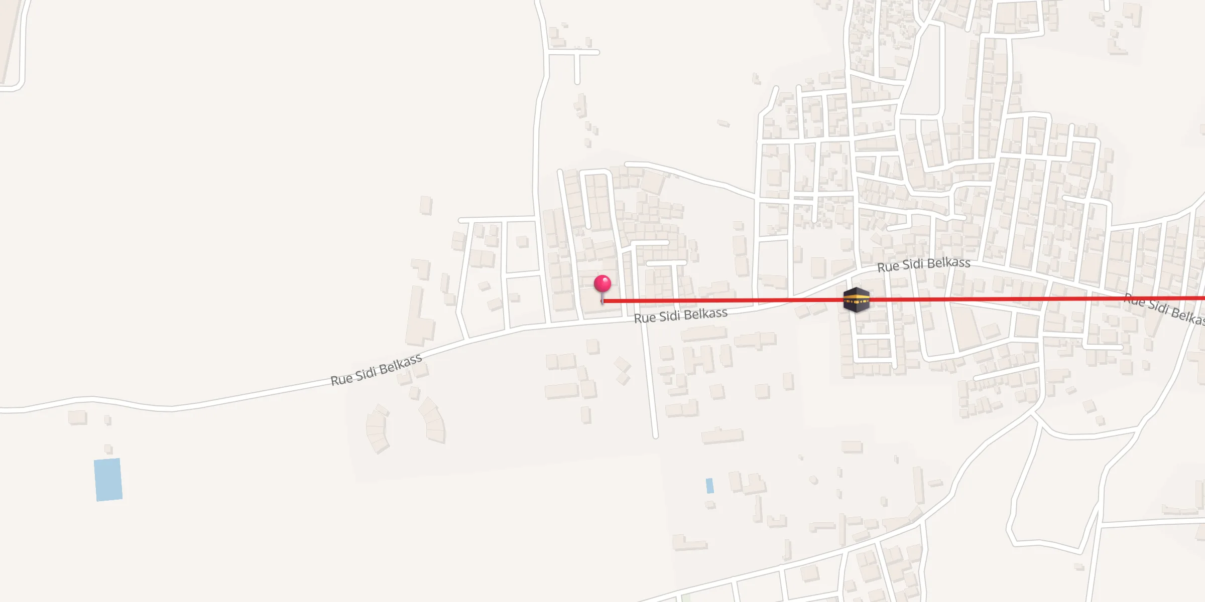 Carte de localisation : Mosquée Sidi Belkass