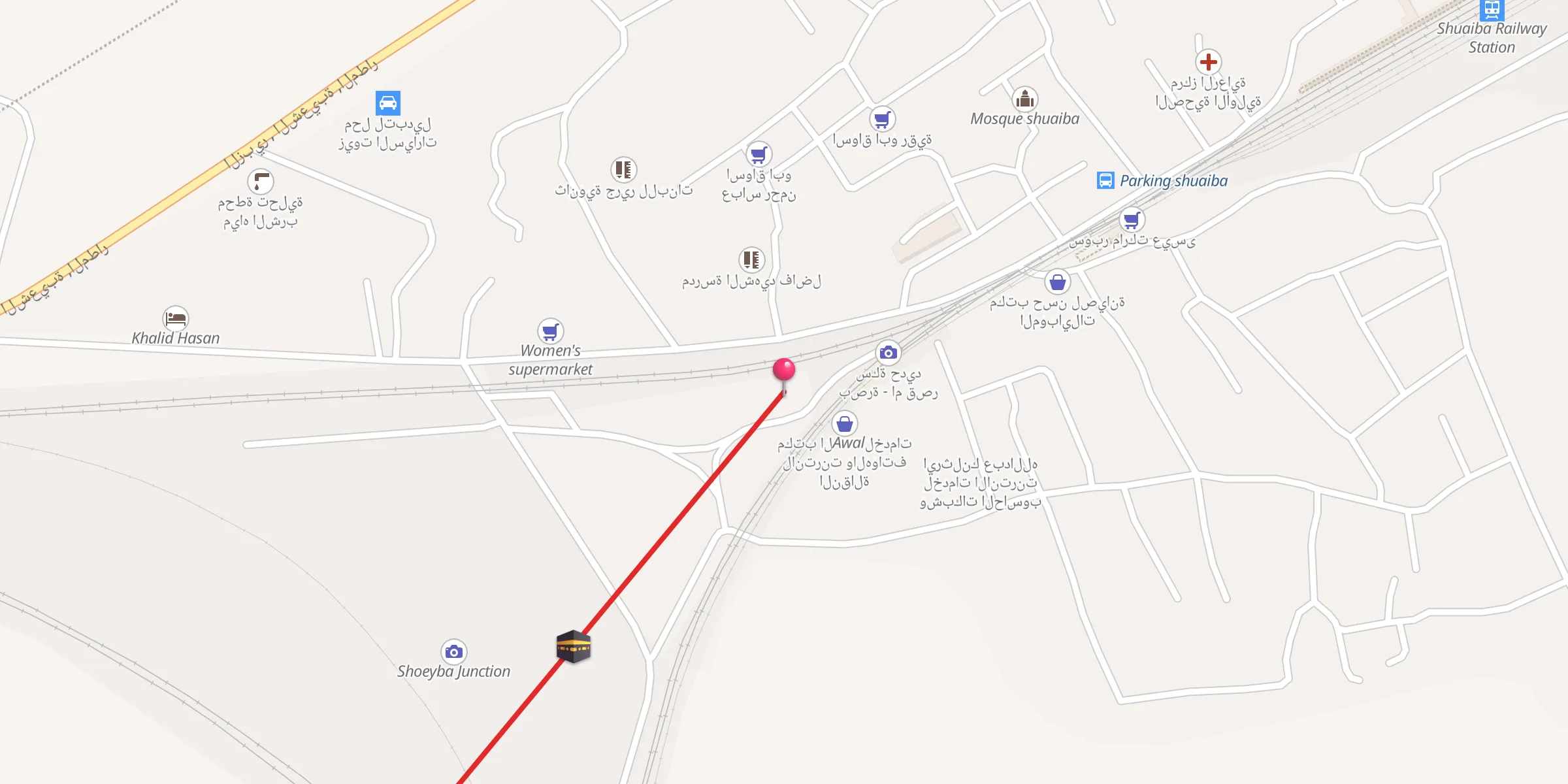 Carte de localisation : مسجد سيد جابر لفته الغالبي