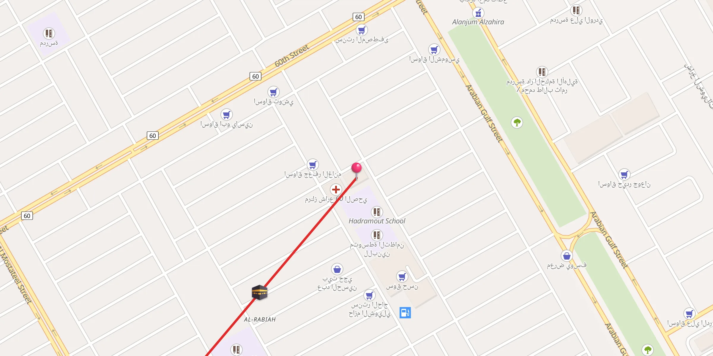 Carte de localisation : جامع سيد حيدر الحلو