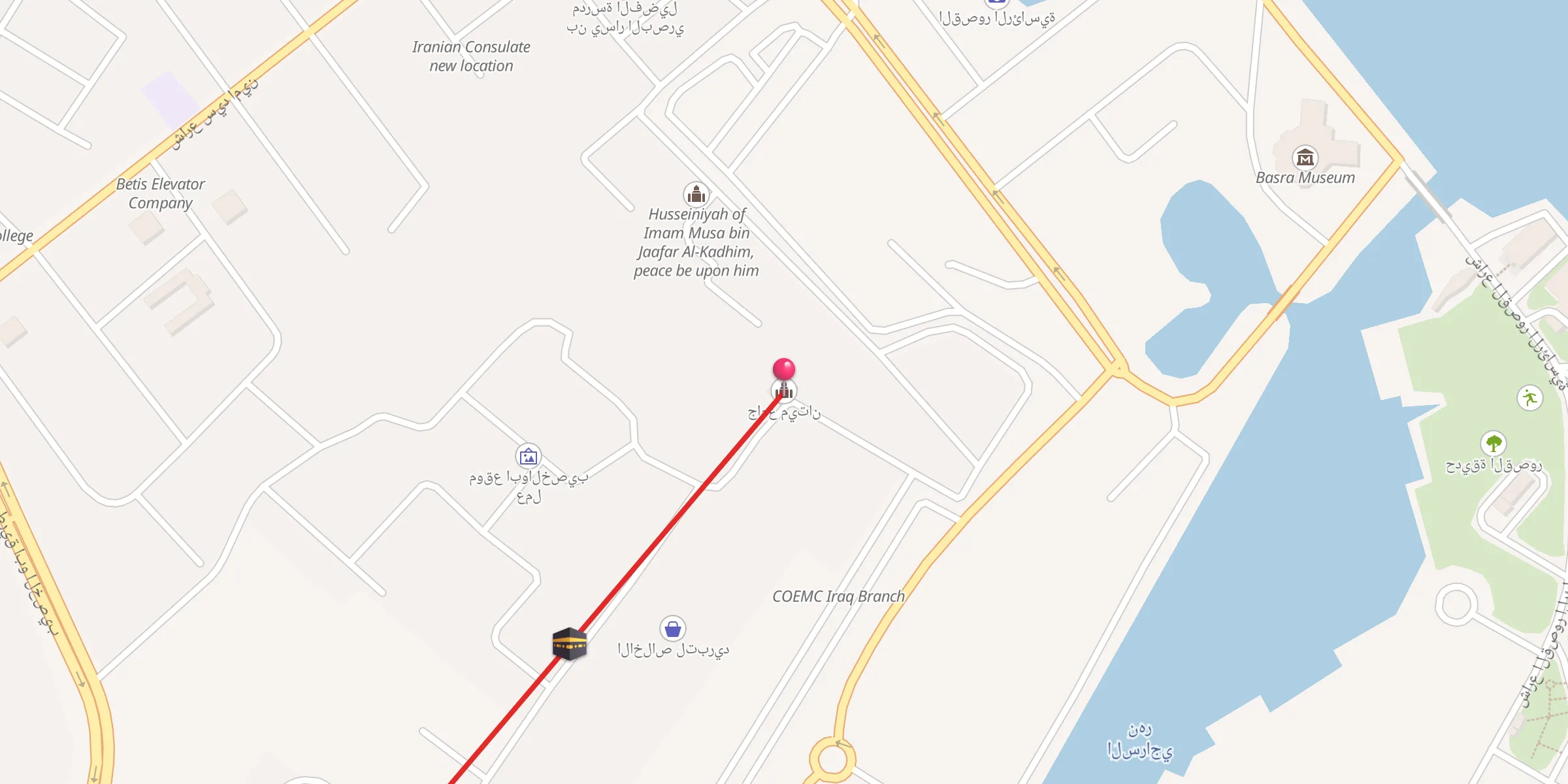 Carte de localisation : جامع ميتان