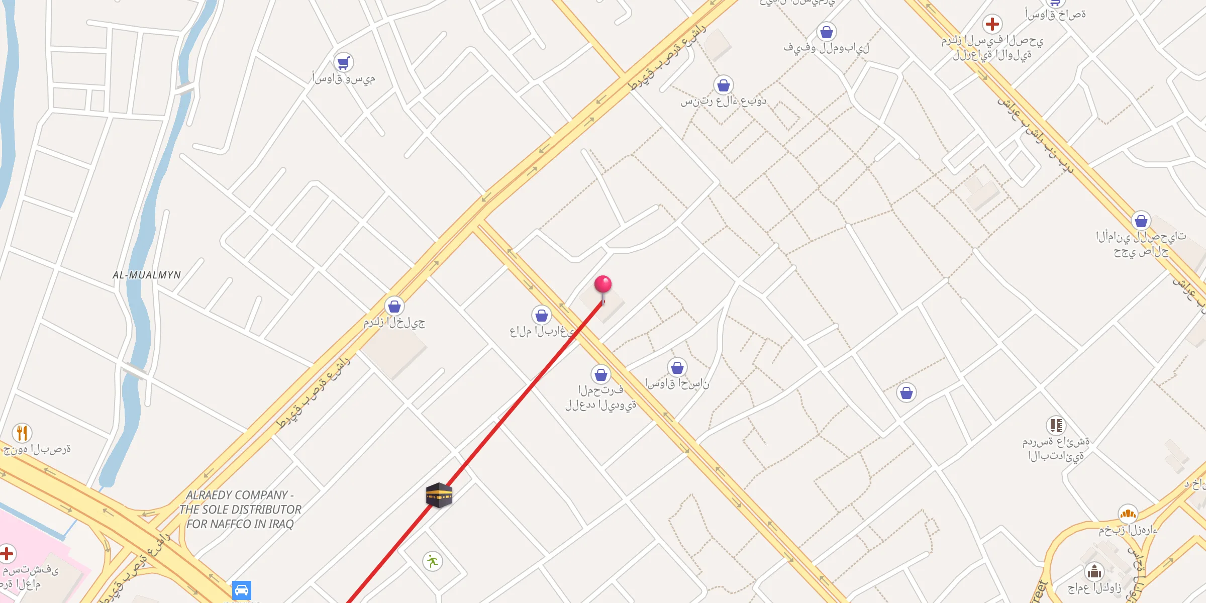 Carte de localisation : جامع العرب