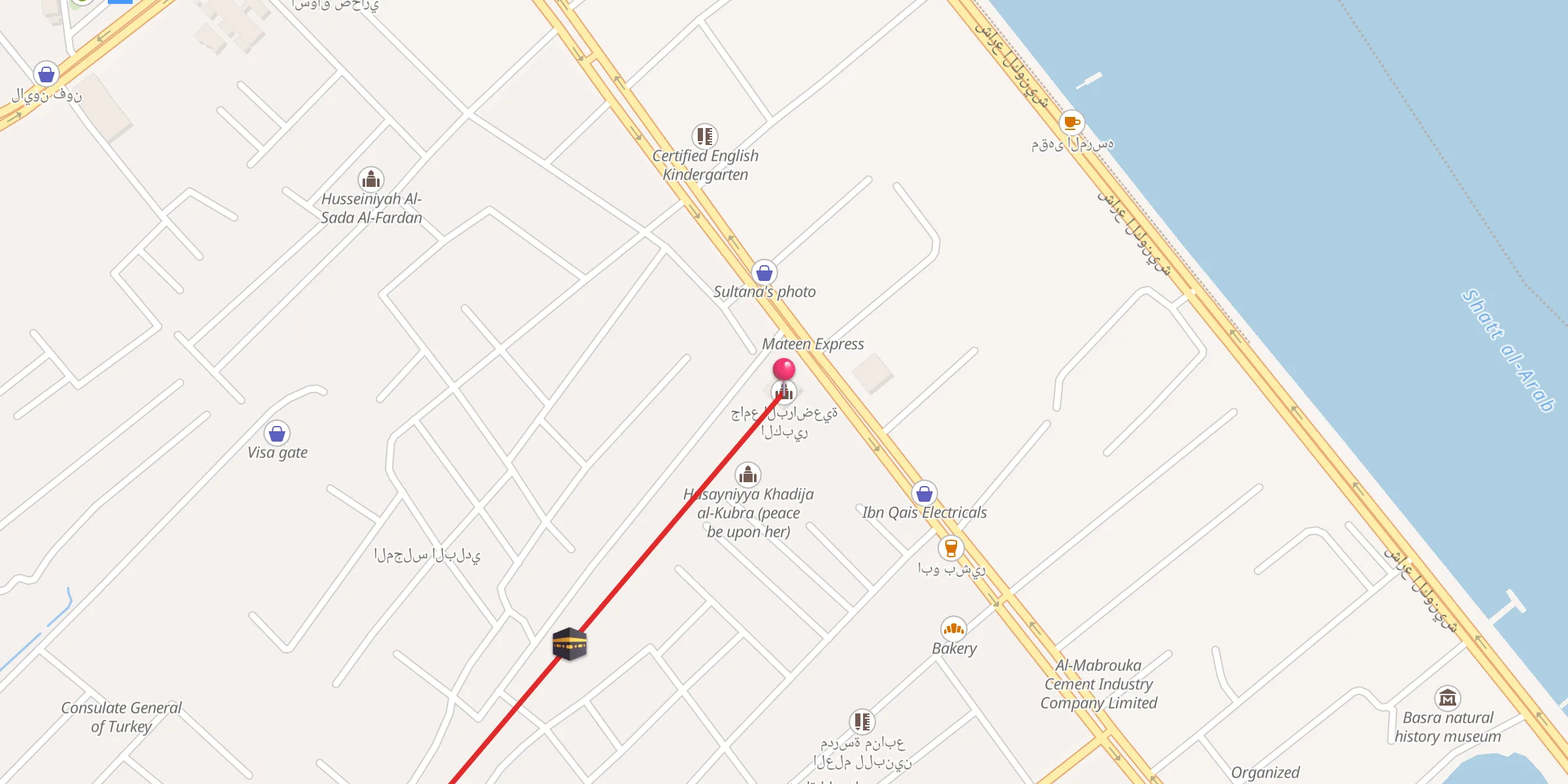 Carte de localisation : جامع البراضعية الكبير