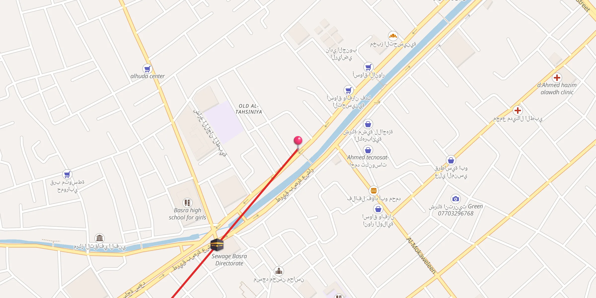 Carte de localisation : جامع المعرفي