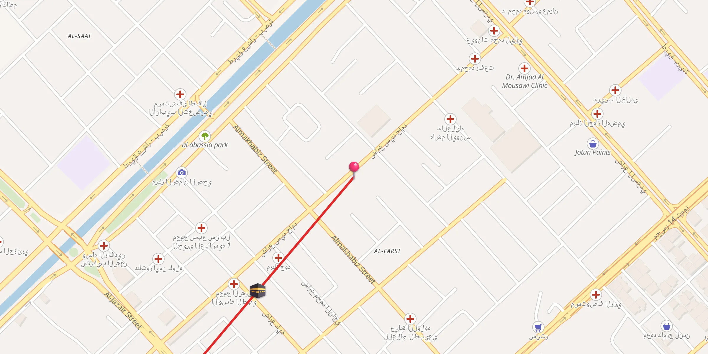 Carte de localisation : جامع الهدى - سيد حامد السويج