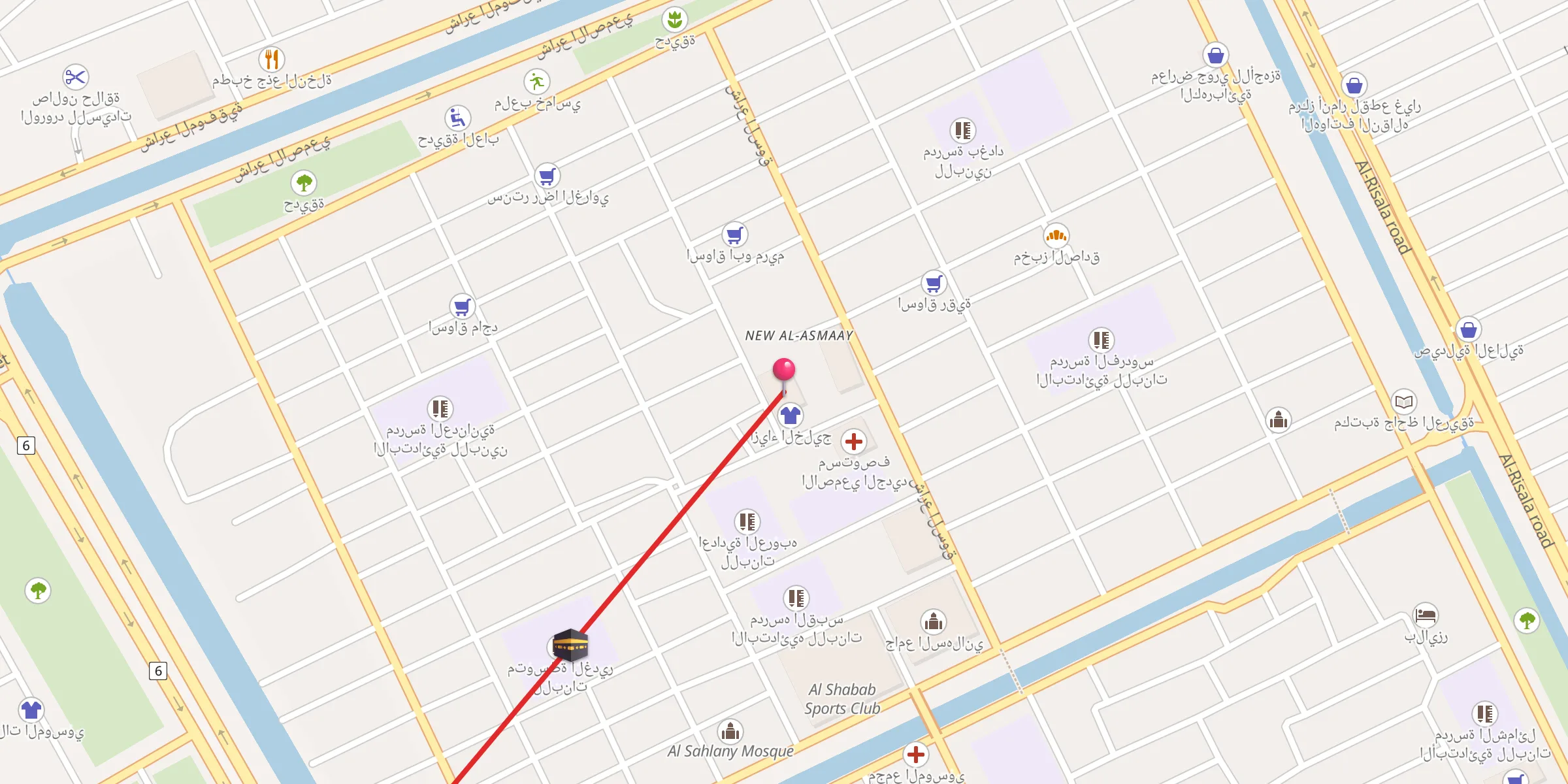 Carte de localisation : جامع العتيق