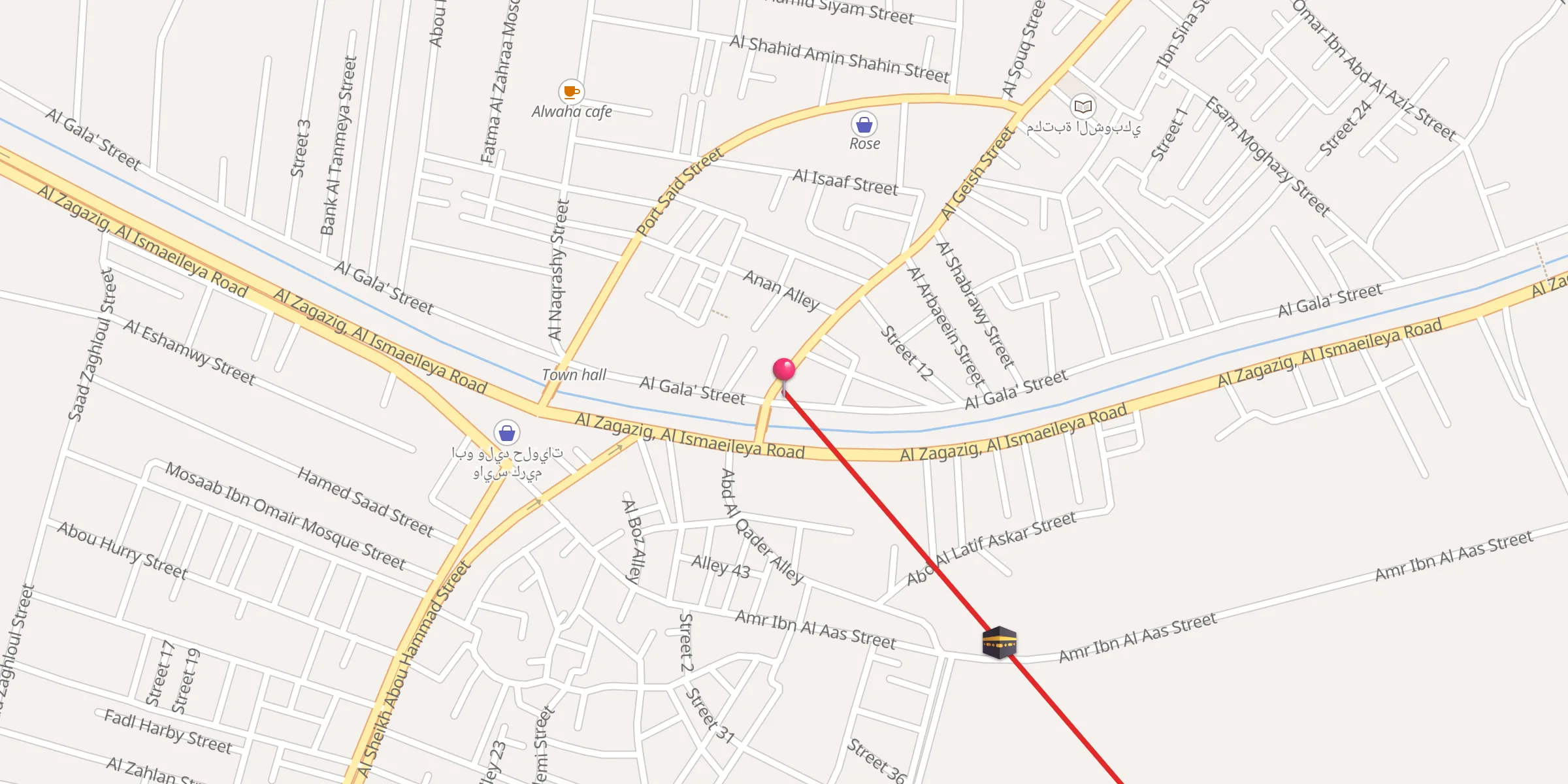 Carte de localisation : مسجد النصر