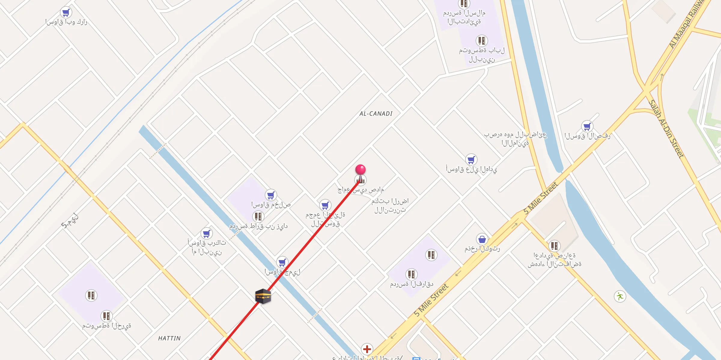 Carte de localisation : جامع سيد صدام