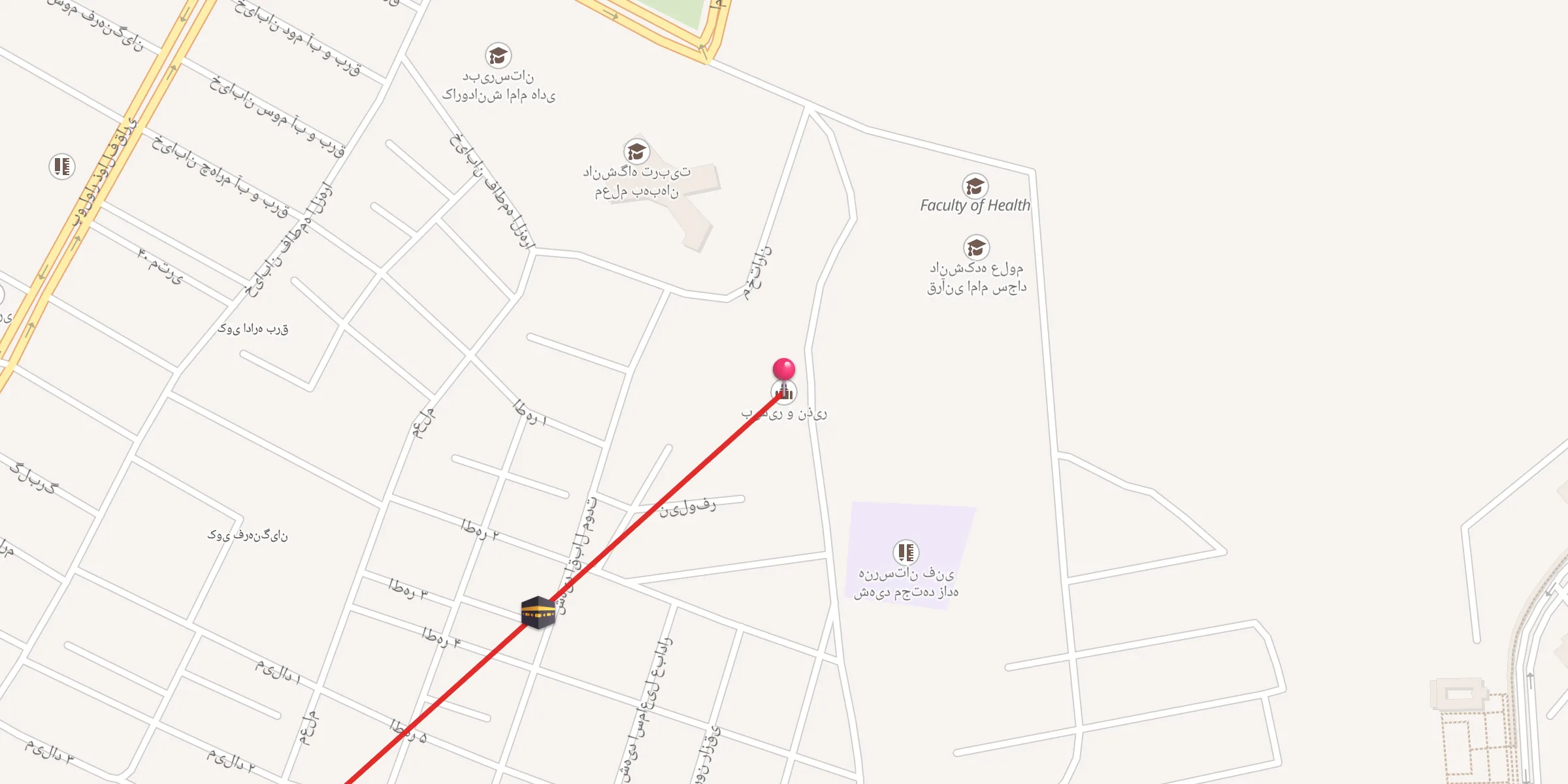 Carte de localisation : بشیر و نذیر