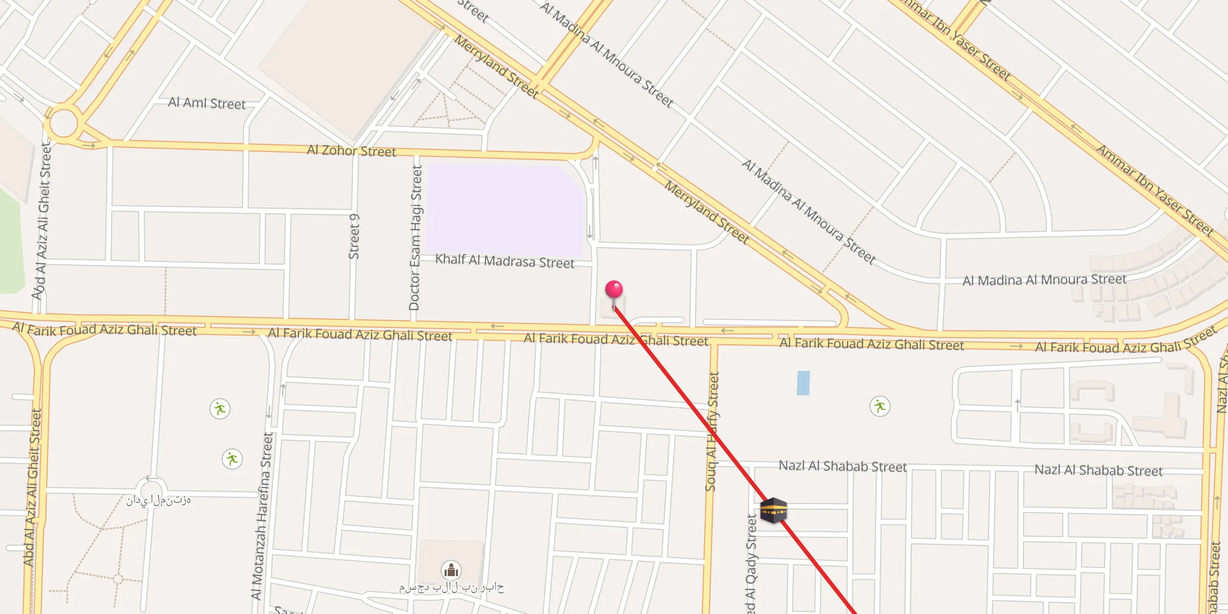 Carte de localisation : مسجد الفتح