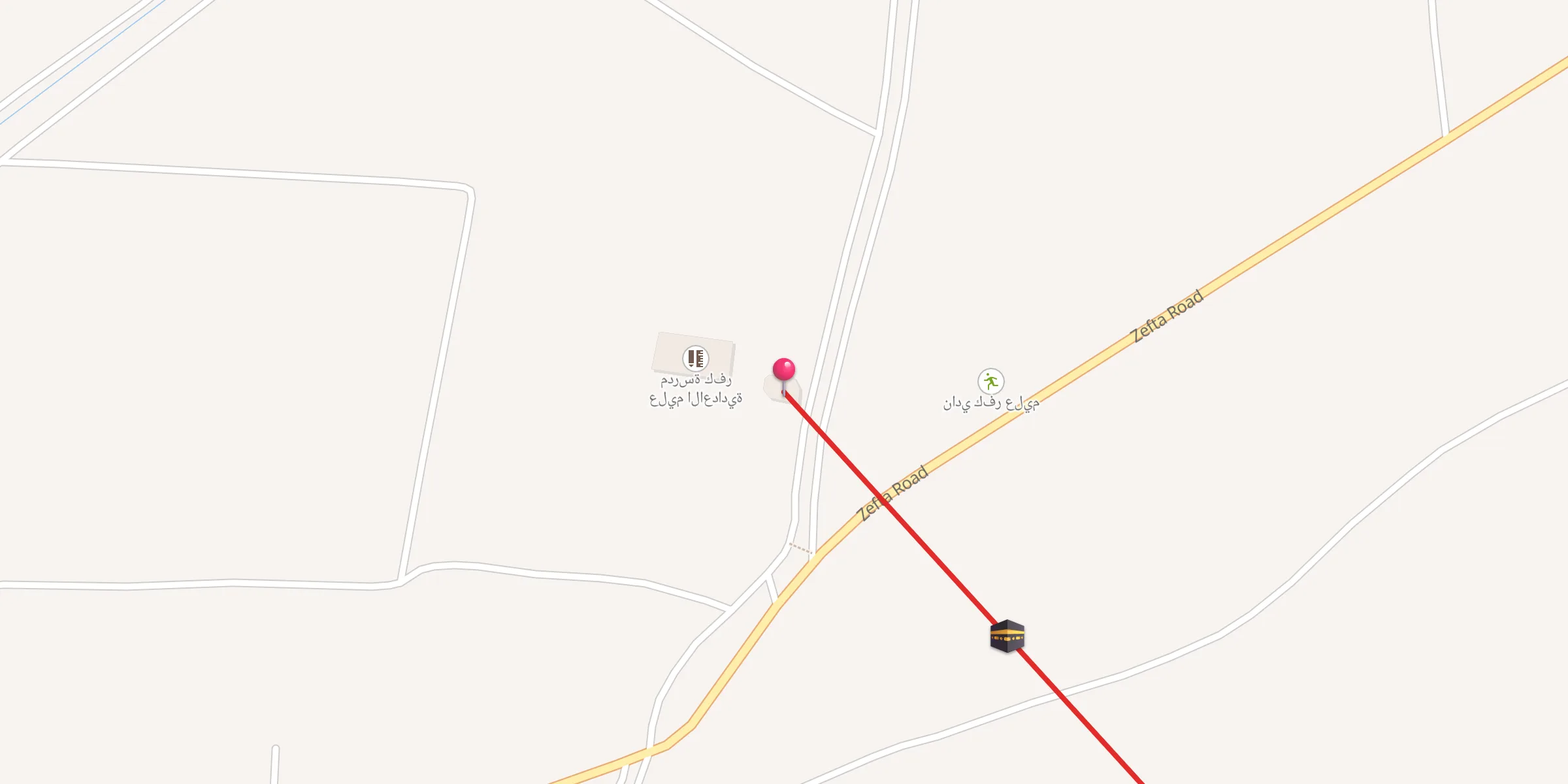 Carte de localisation : مسجد عباد الرحمَن