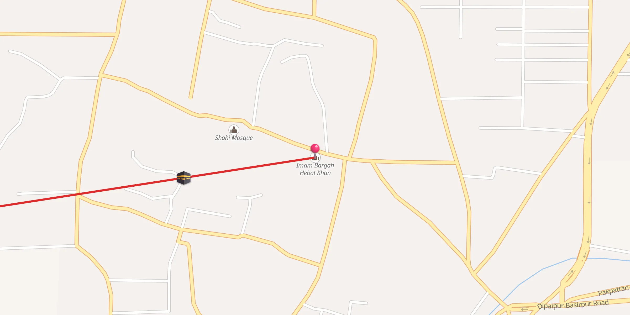 Carte de localisation : Imam Bargah Hebat Khan